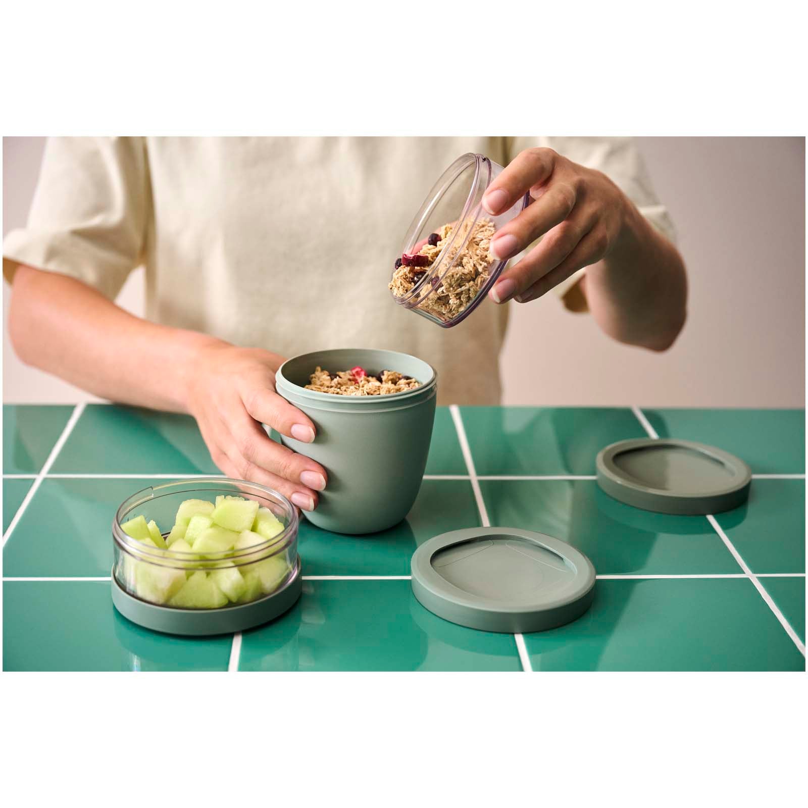 Mepal Ellipse Dreiteiliger, 500 ml + 2 x 200 ml isolierter Lunchpot