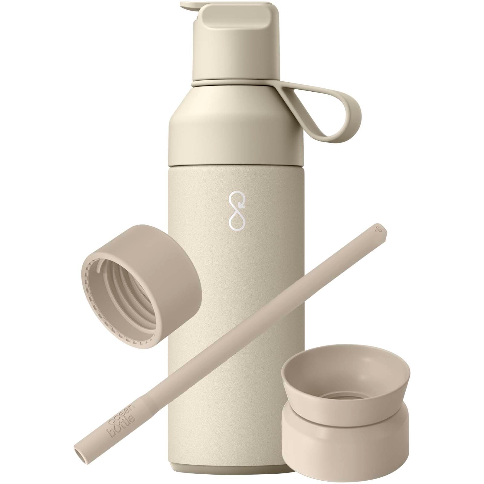Ocean Bottle 500 ml 3 in 1 Set – Sandstone