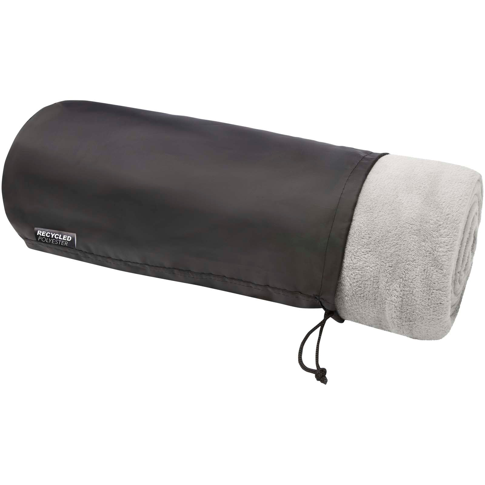 Lily GRS zertifizierte, RPET Decke aus Coral Fleece – Grau