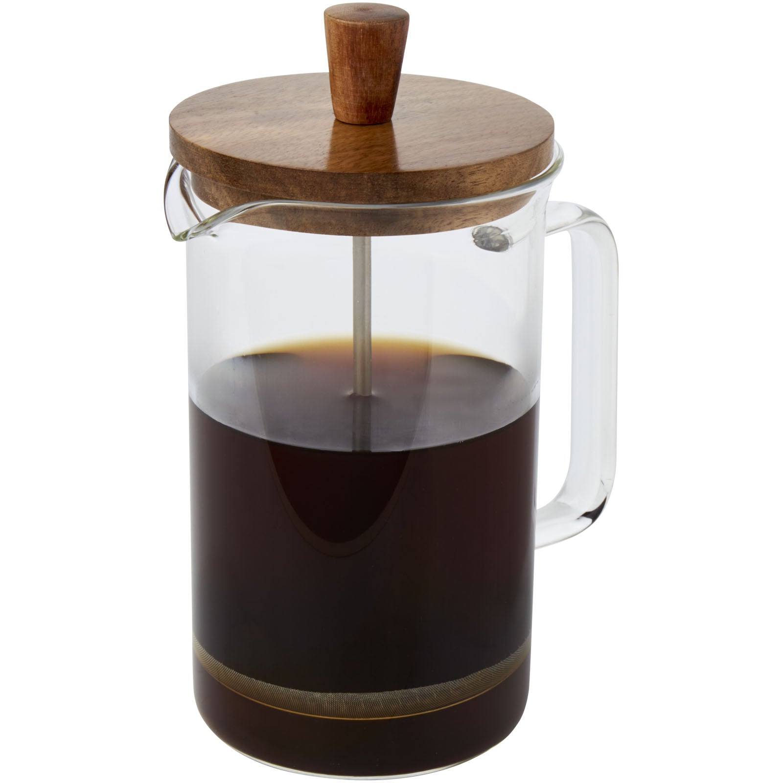 Ivorie 600 ml Kaffeebereiter – Transparent und Holz