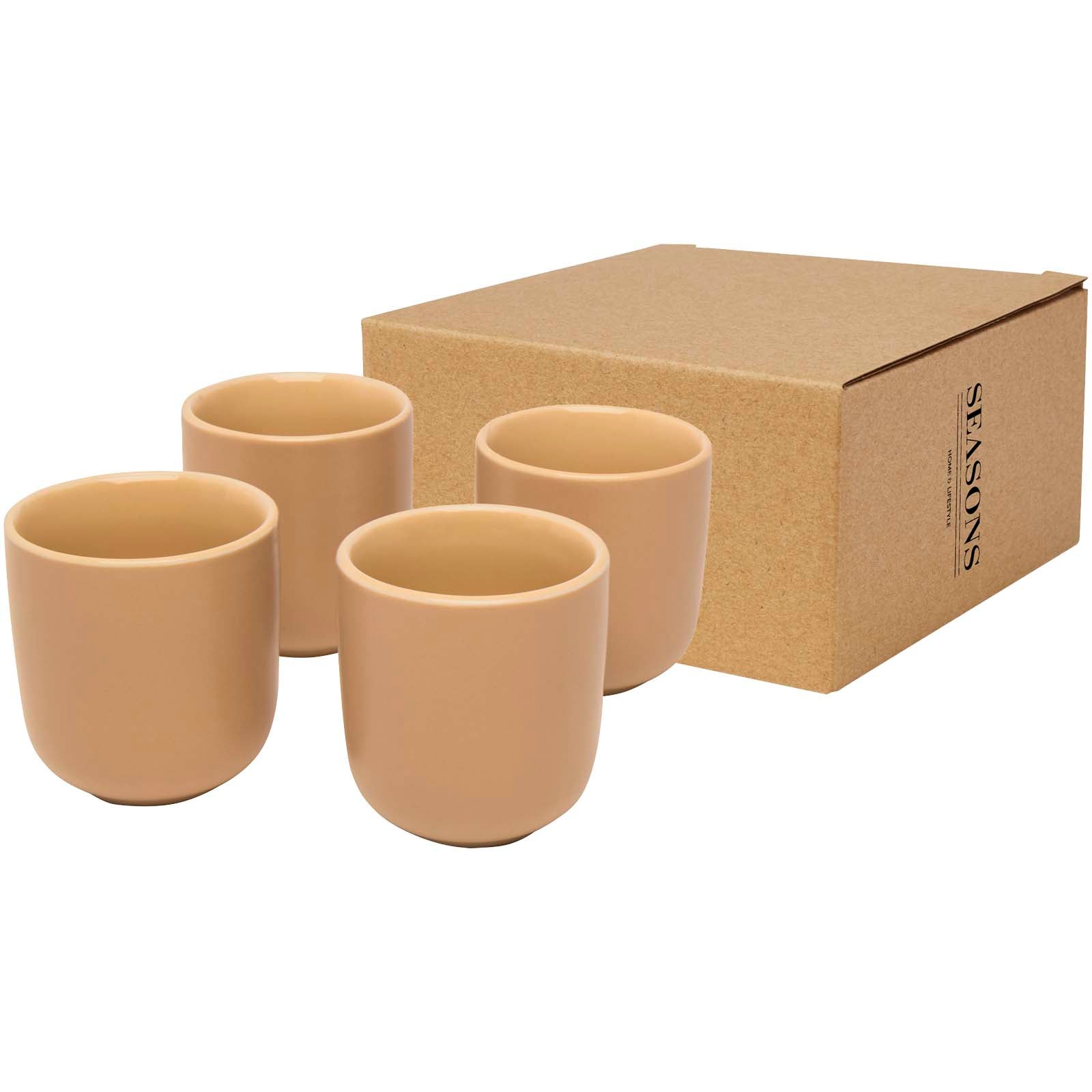 Male Espressotassen 4-teilig 90 ml – Oatmeal