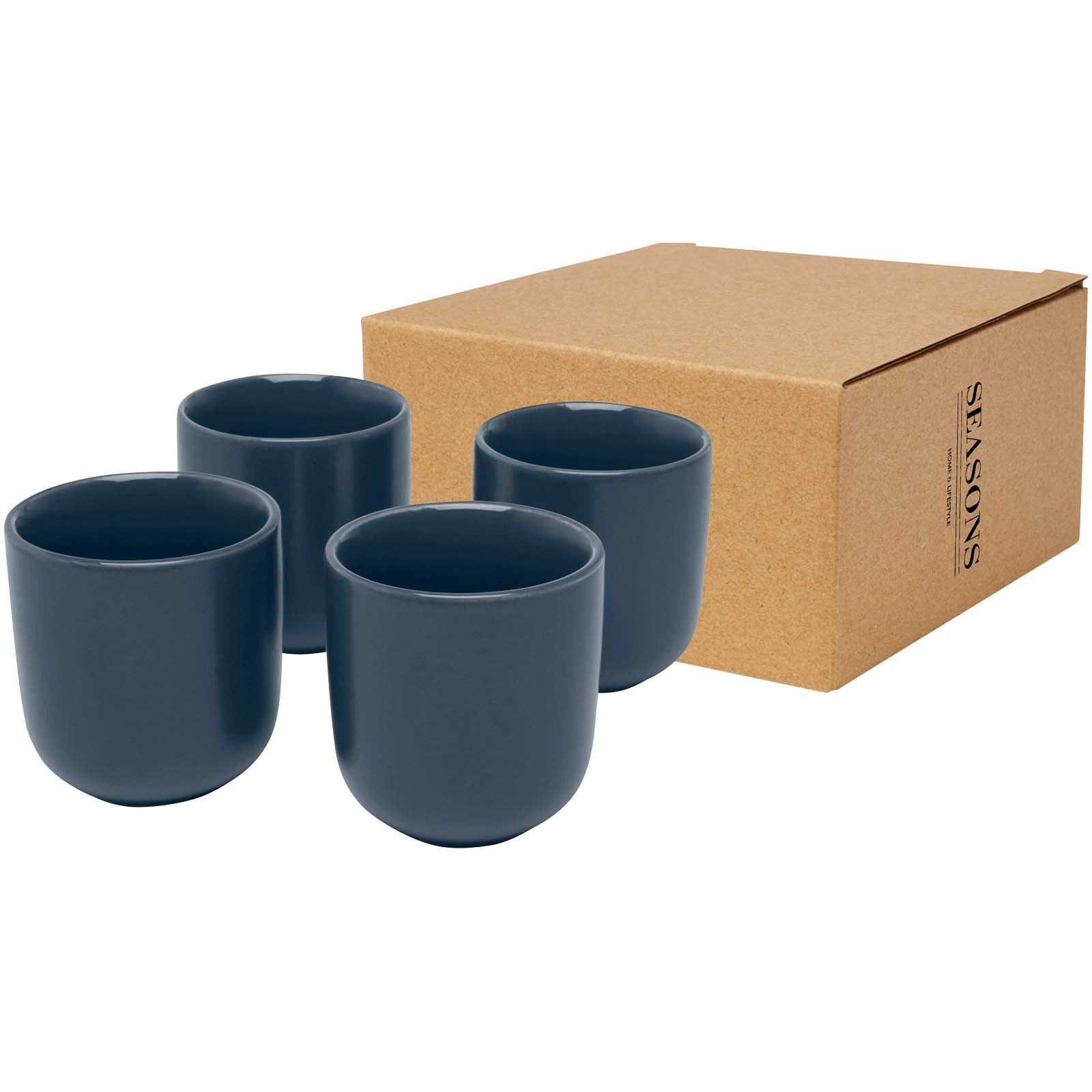 Male Espressotassen 4-teilig 90 ml – Hale Blau