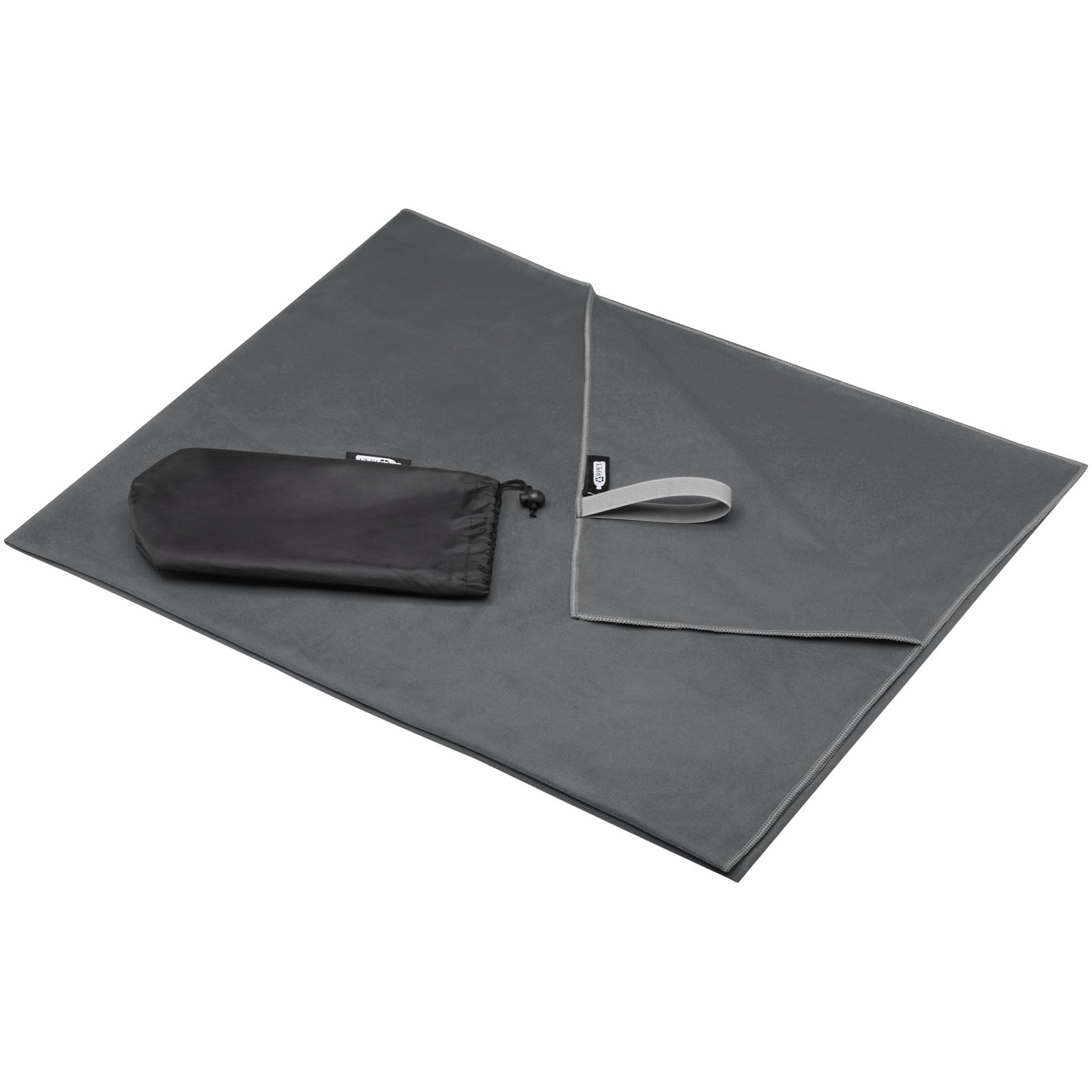 Pieter ultraleichtes und schnell trocknendes GRS Handtuch 100 × 180 cm – Grau