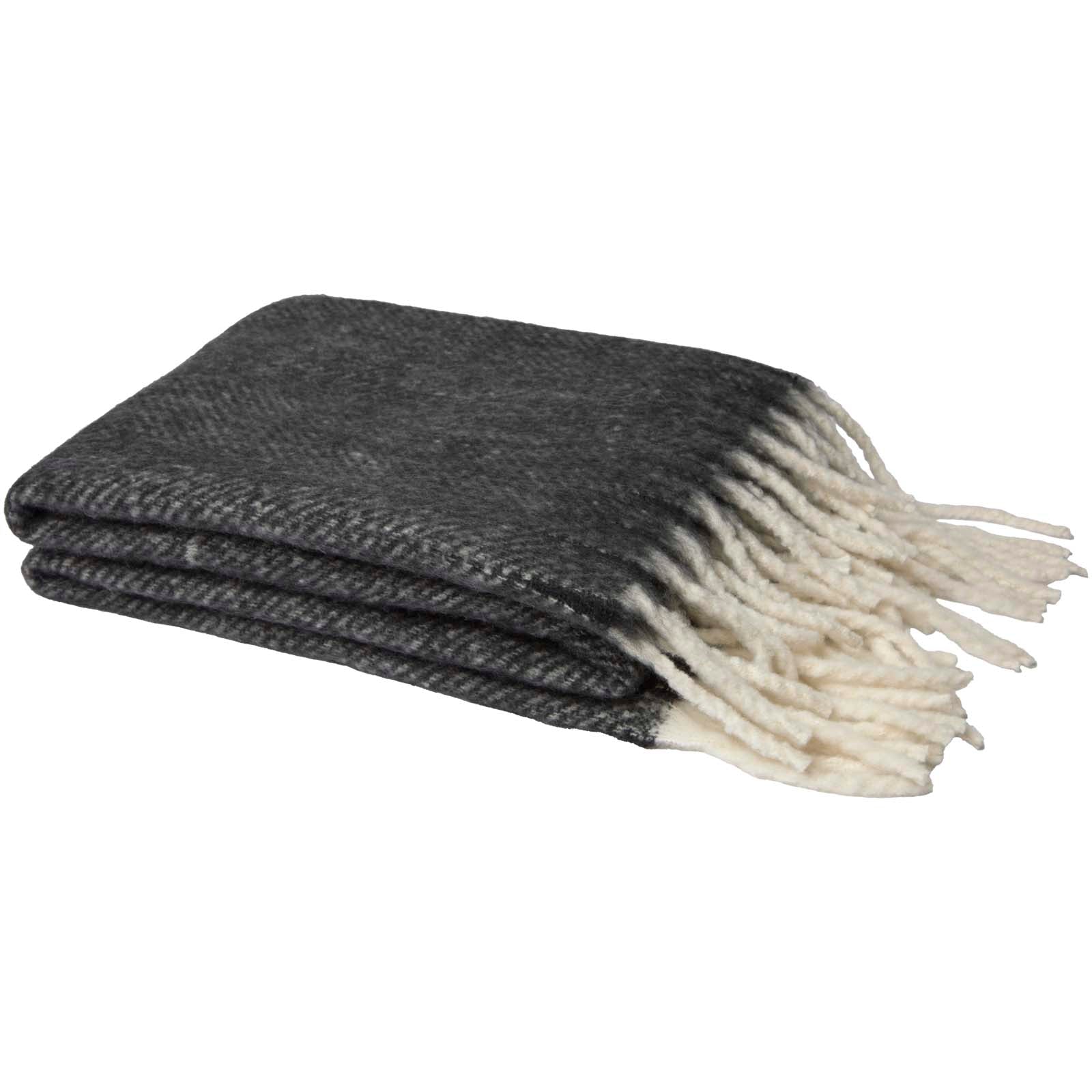 Dolly GRS-recycelte Decke – Schwarz