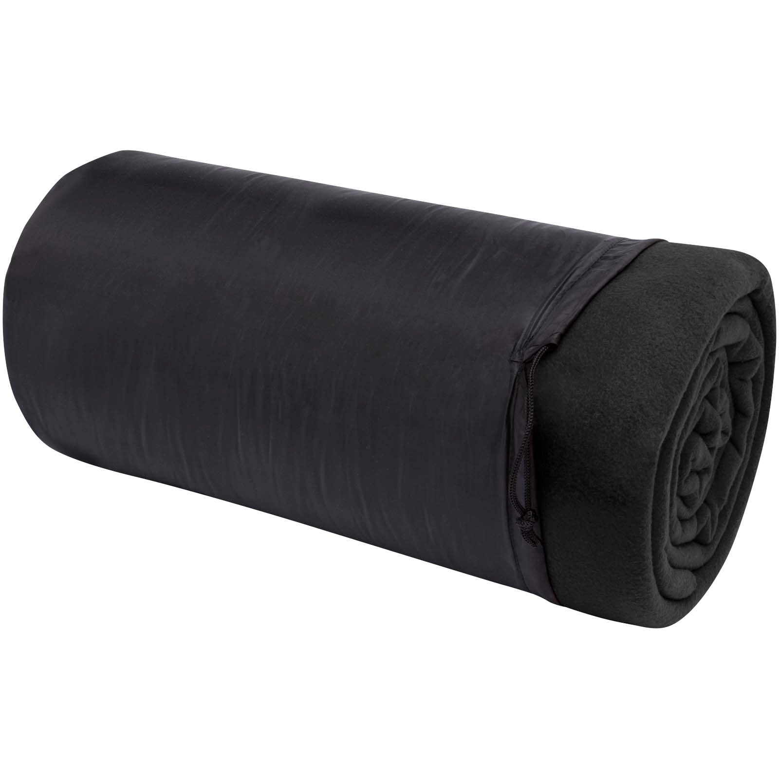 Huggy Fleecedecke mit Hülle 220 × 250 cm – Schwarz