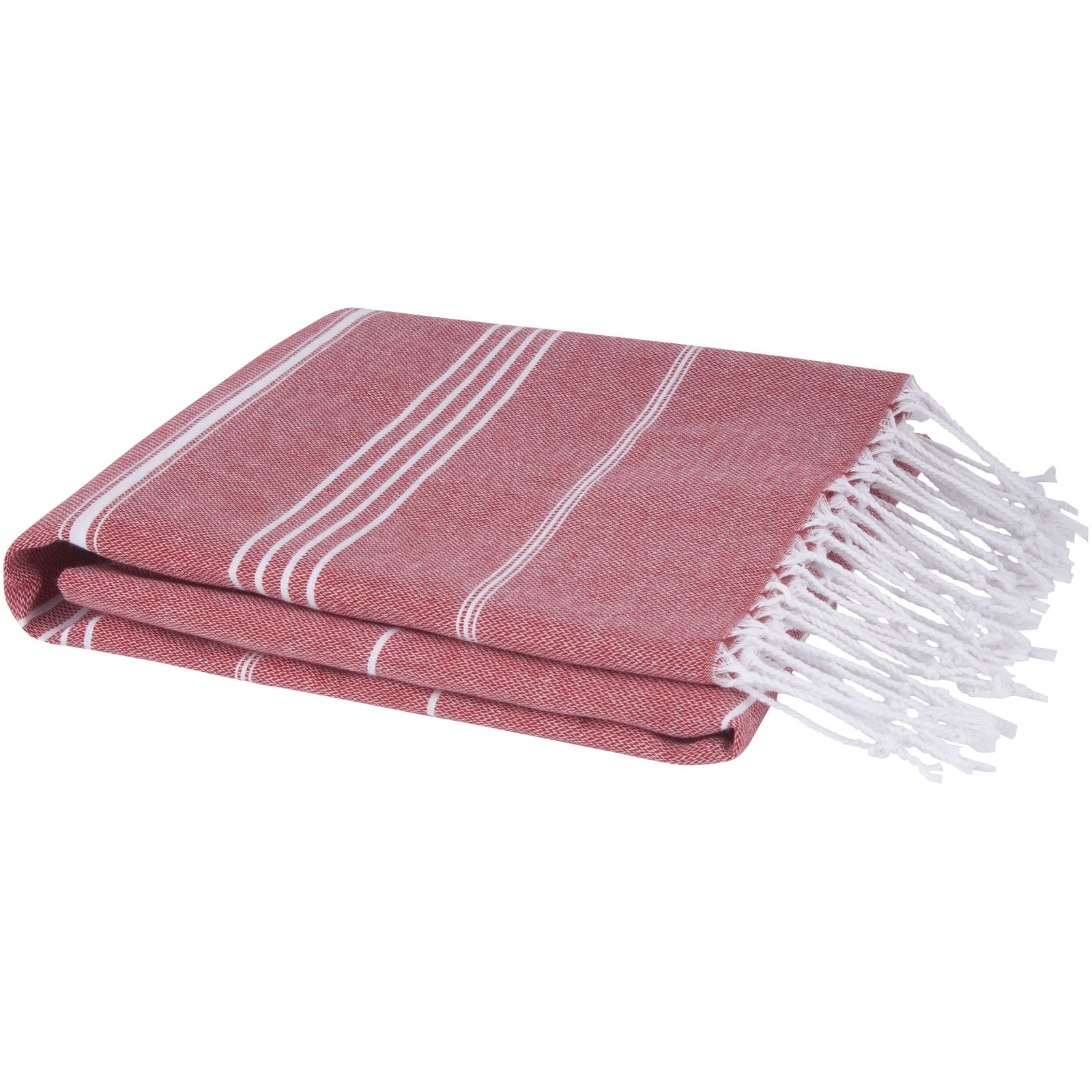 Anna 150 g/m² Hammam Baumwollhandtuch 100 × 180 cm – Rot