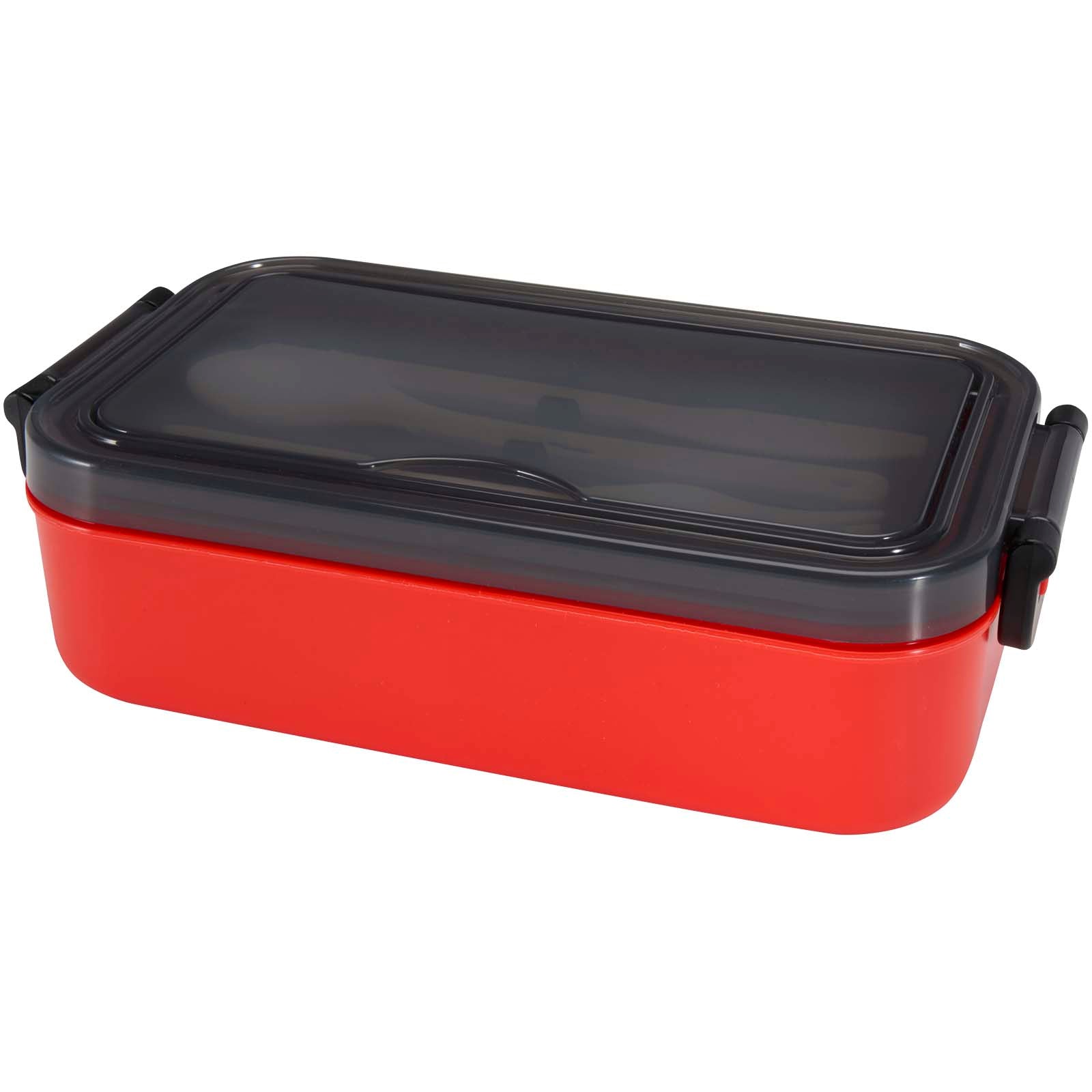 Snappy 1000 ml Lunchbox und Besteckset – Rot