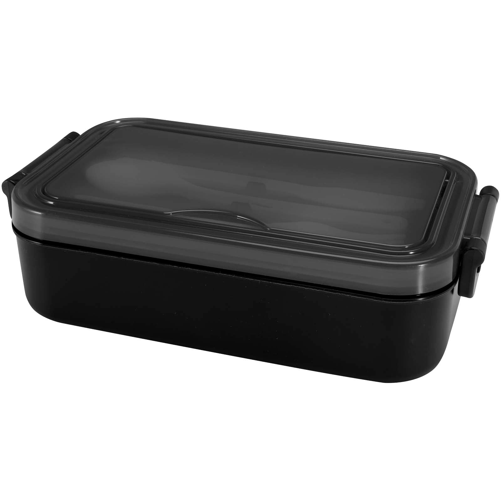 Snappy 1000 ml Lunchbox und Besteckset – Schwarz