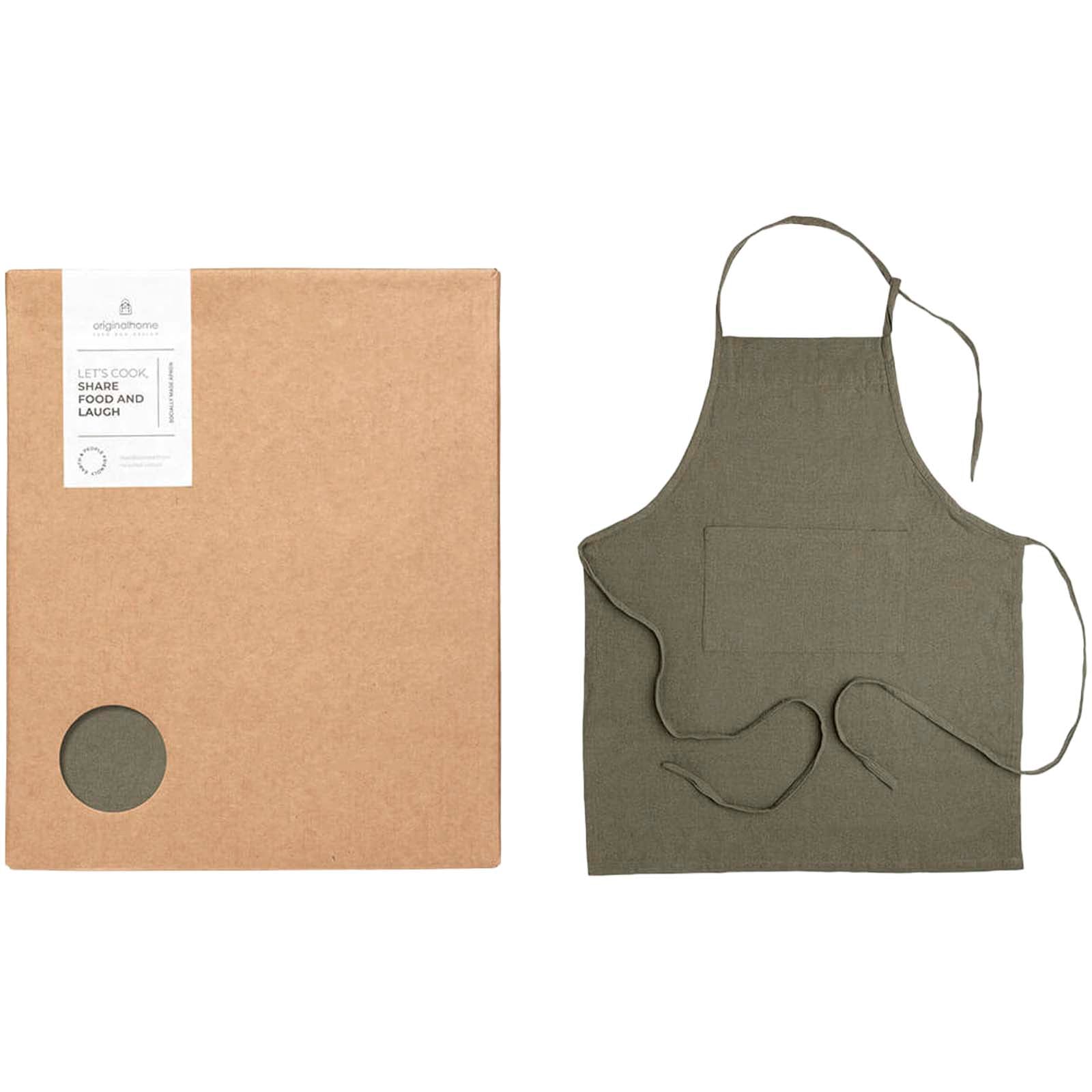Originalhome Schürze aus recyceltem Material – Grün