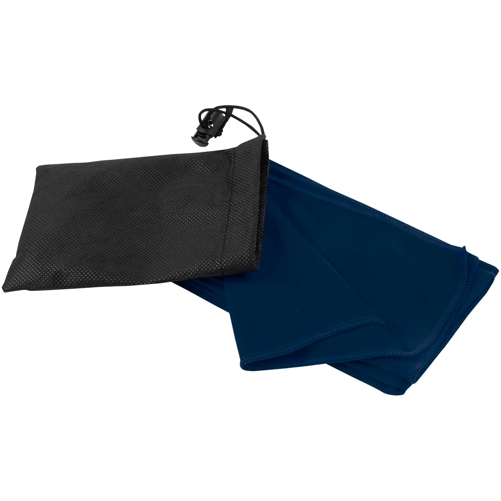 Lucas RPET Sporthandtuch 30 × 80 cm – Navy