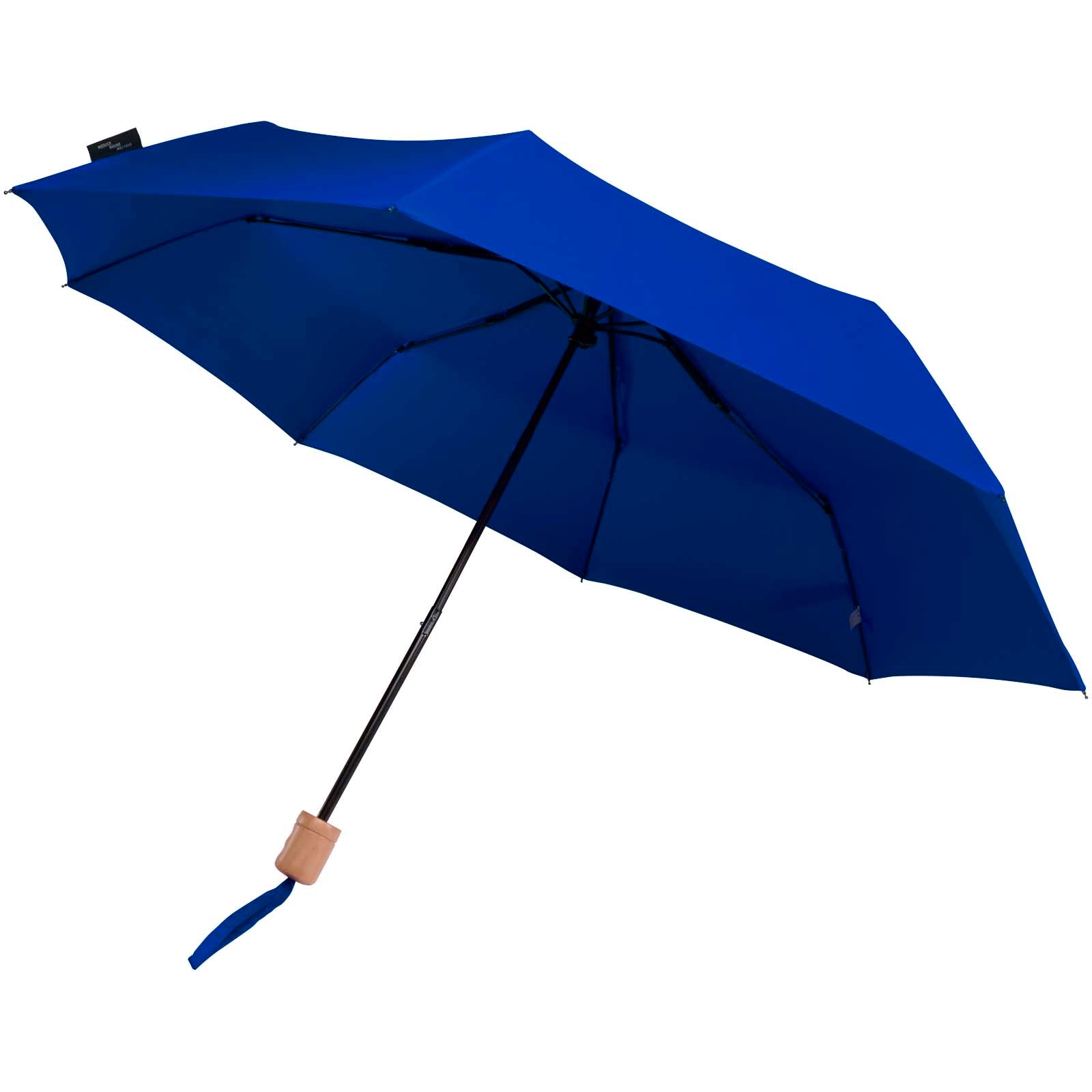 Dane 21" RPET Kompaktregenschirm – Royalblau
