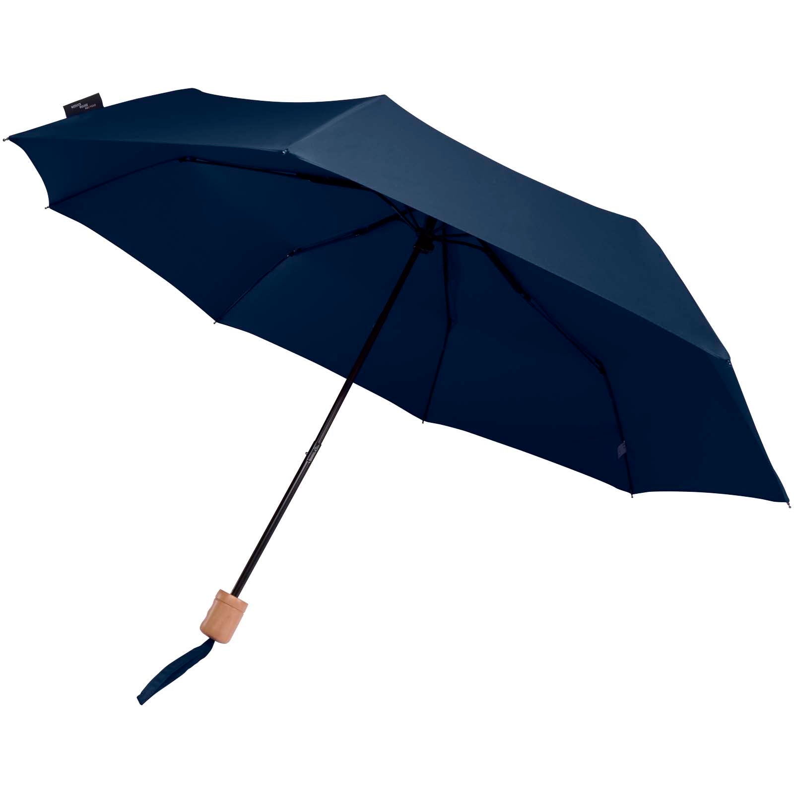 Dane 21" RPET Kompaktregenschirm – Navy