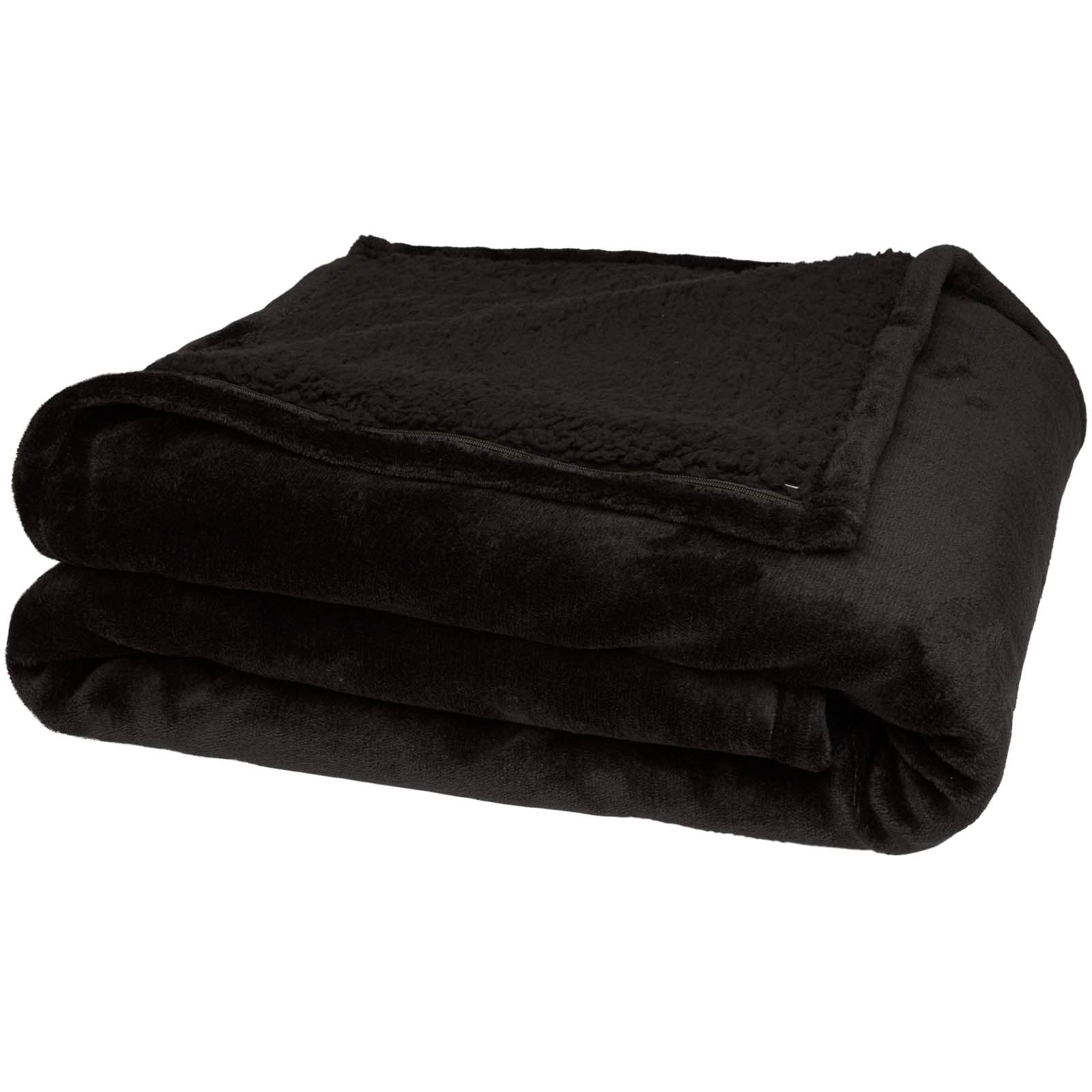 Ashen GRS-recycelte Sherpa Decke