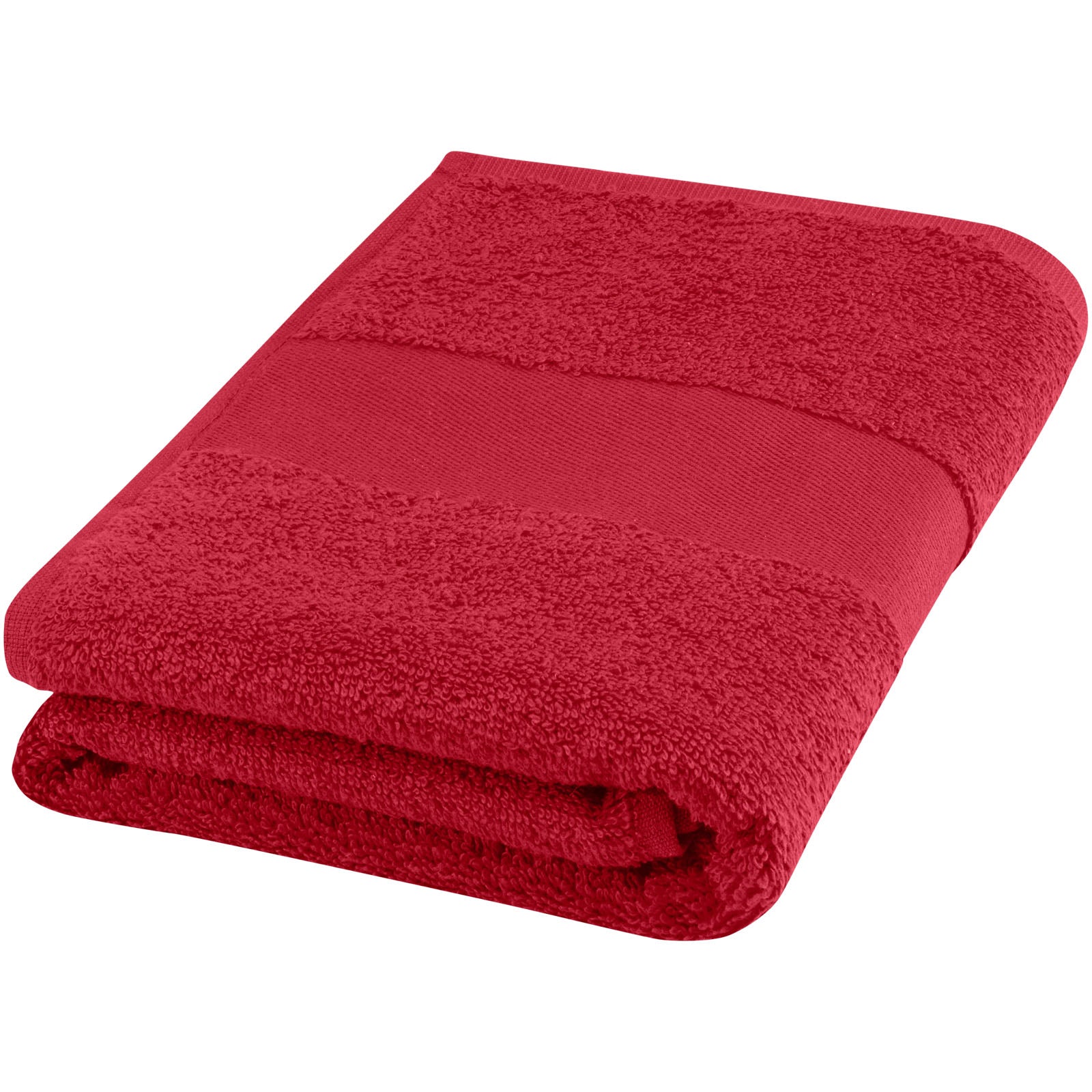 Charlotte 450 g/m² Baumwollhandtuch 50 x 100 cm – Rot