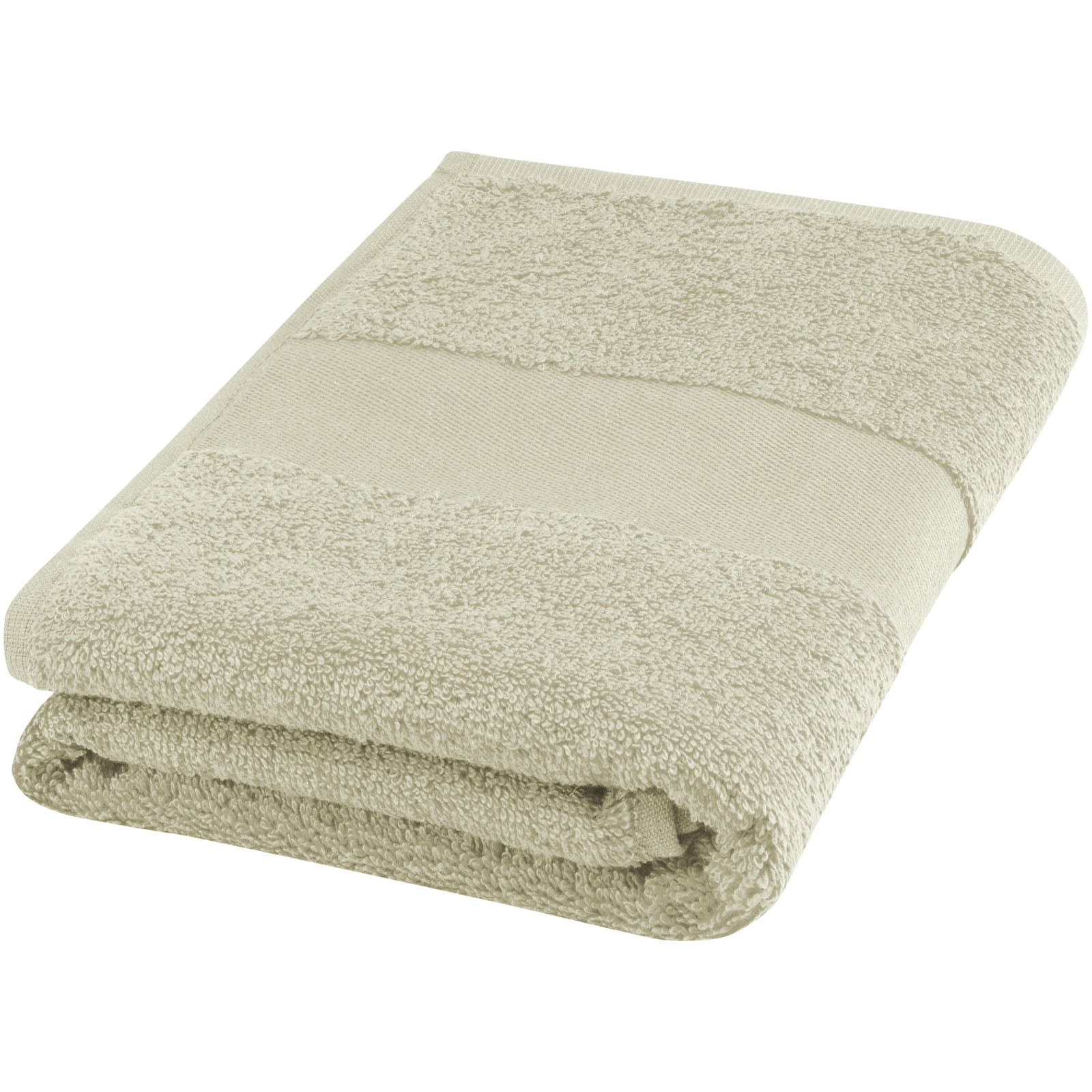 Charlotte 450 g/m² Baumwollhandtuch 50 x 100 cm – Hellgrau