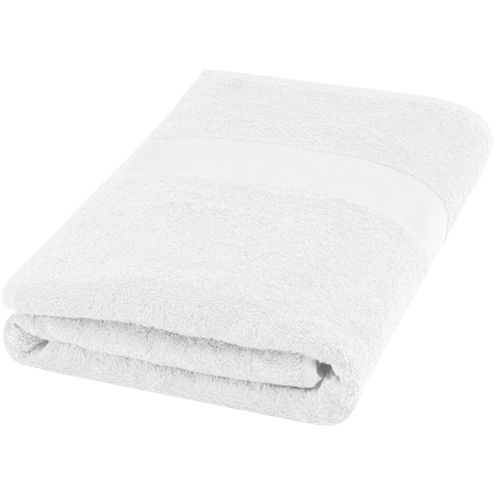 Amelia 450 g/m² Baumwollhandtuch 70 x 140 cm – Weiss