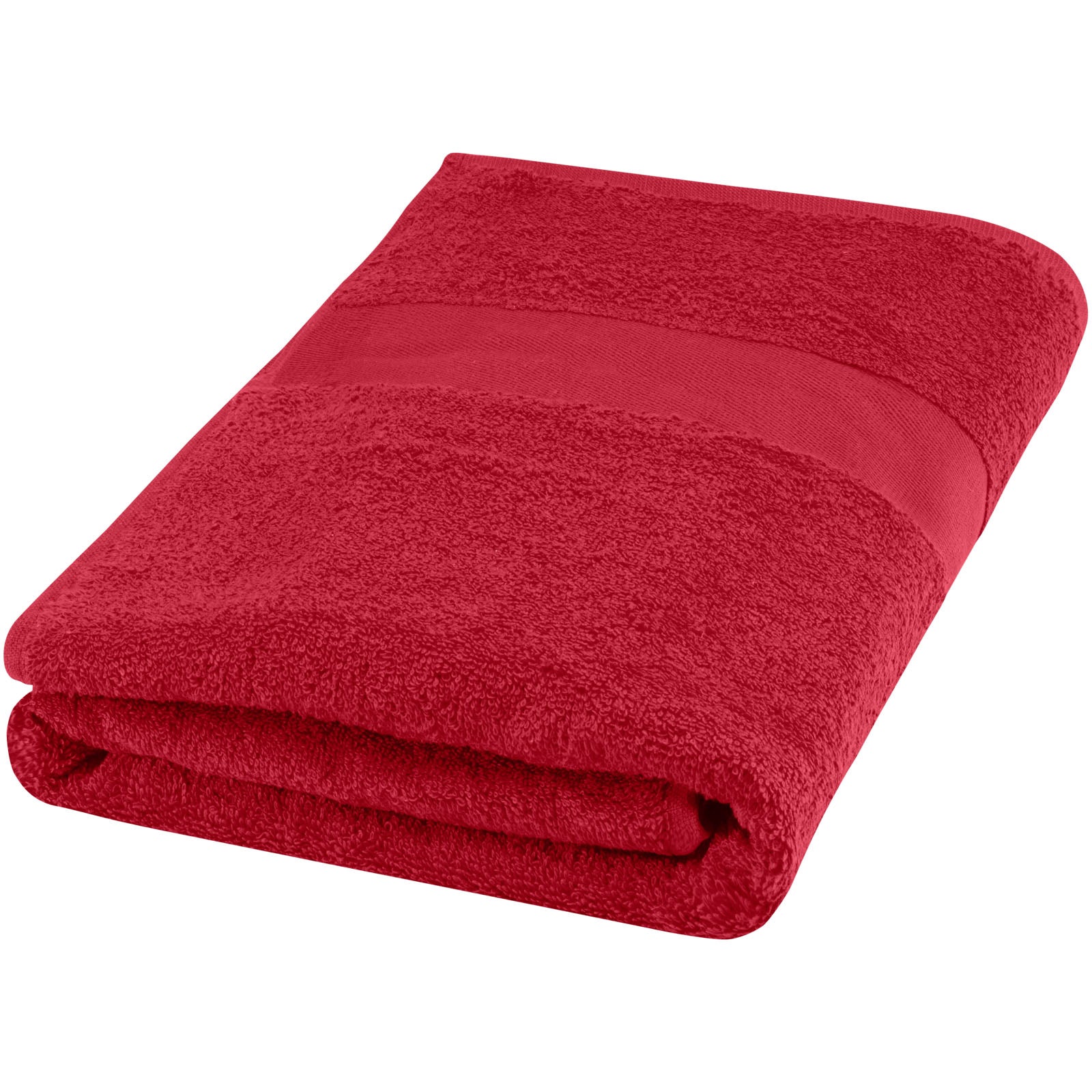 Amelia 450 g/m² Baumwollhandtuch 70 x 140 cm – Rot