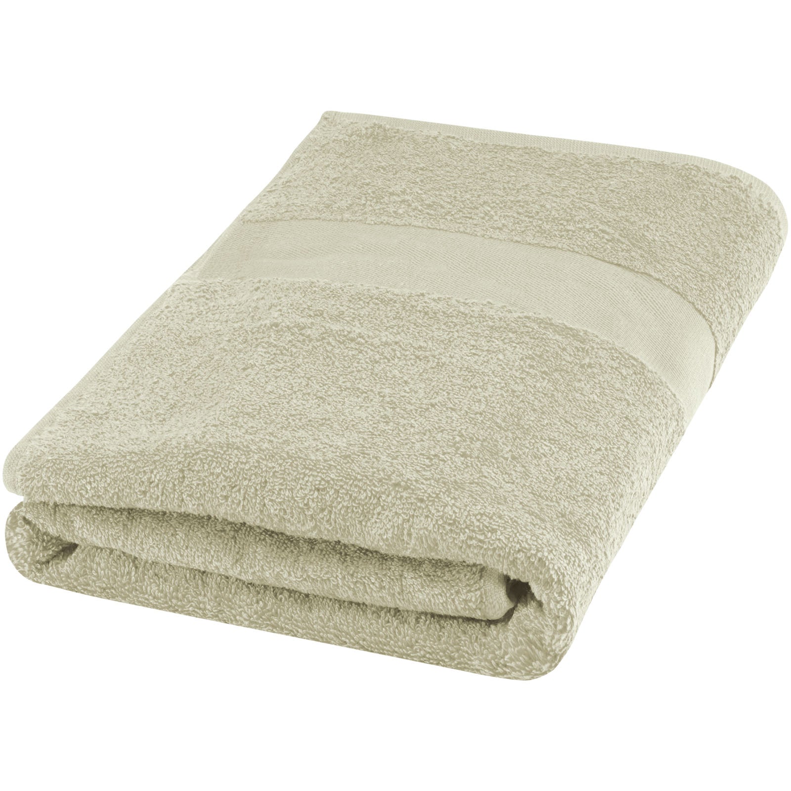 Amelia 450 g/m² Baumwollhandtuch 70 x 140 cm – Hellgrau