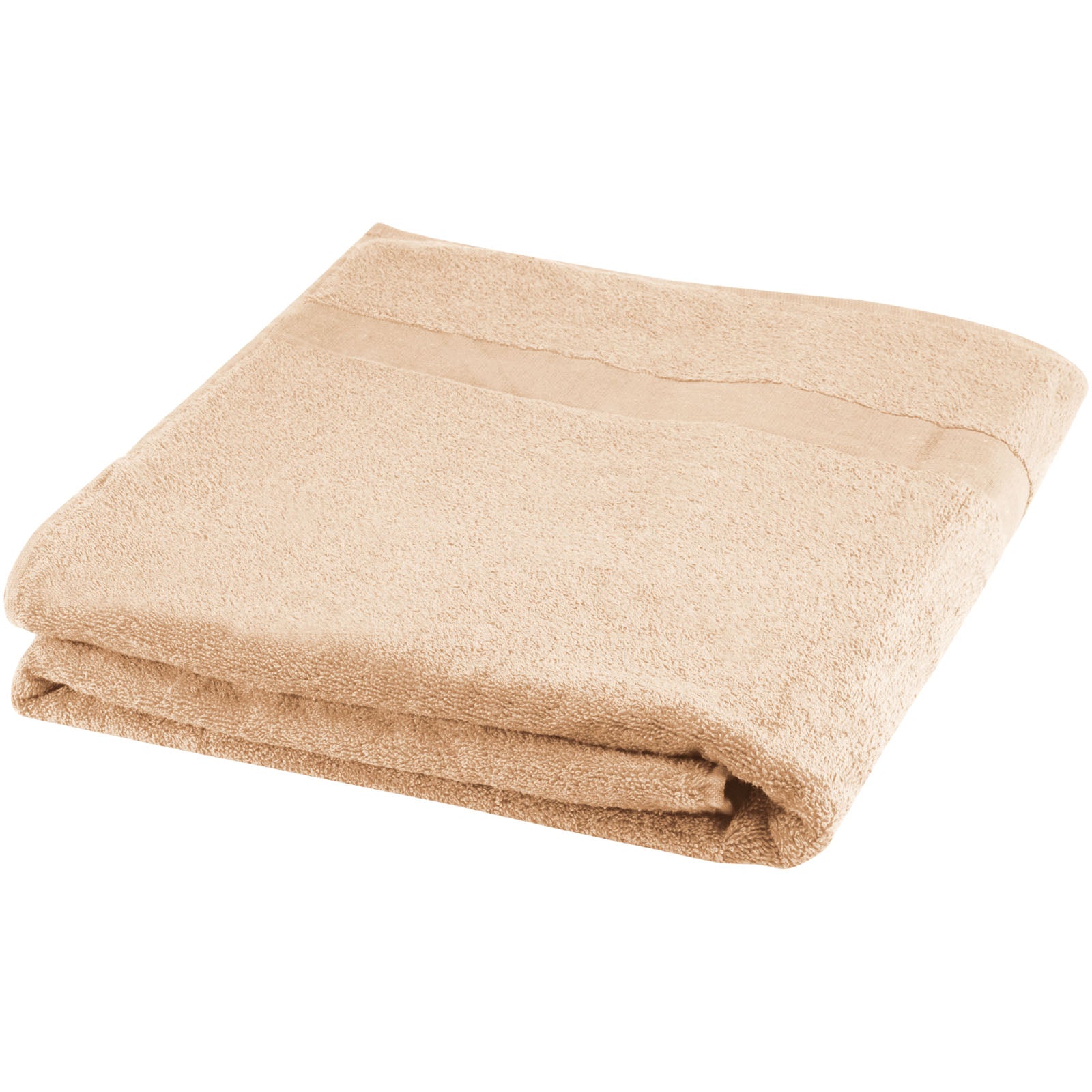 Evelyn 450 g/m² Baumwollhandtuch 100 x 180 cm – Beige