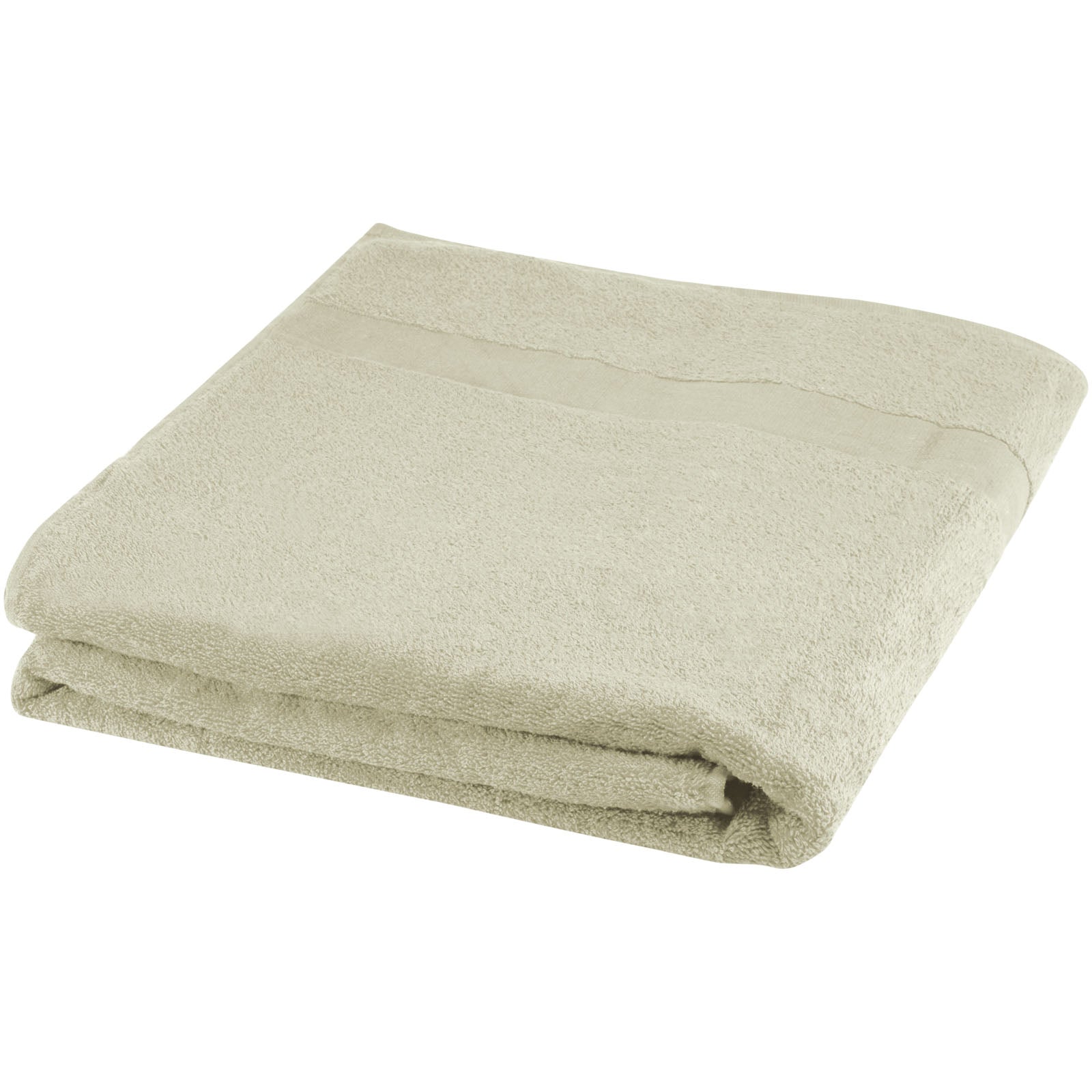 Evelyn 450 g/m² Baumwollhandtuch 100 x 180 cm – Hellgrau