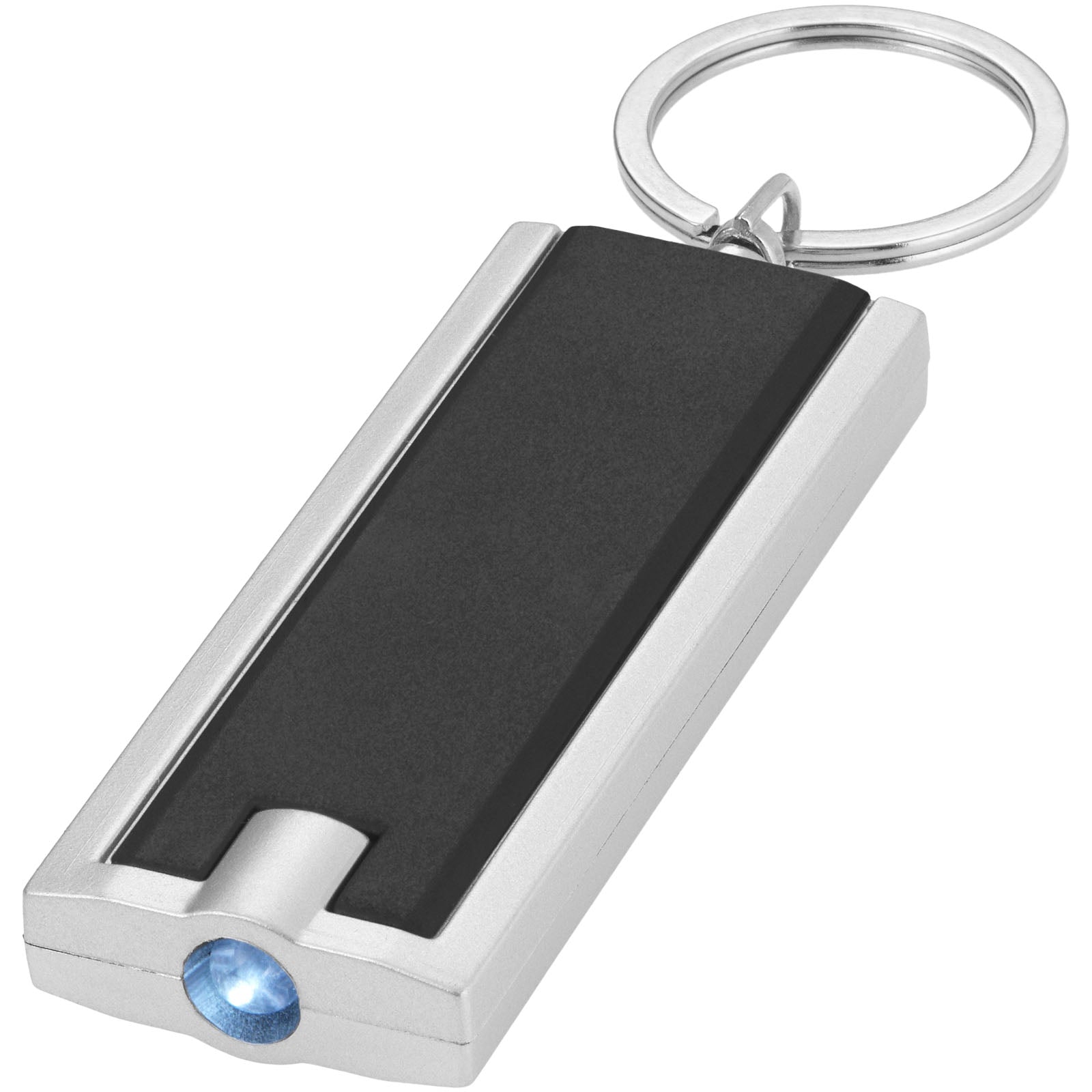 Castor LED-Schlüssellicht – Schwarz und Silber