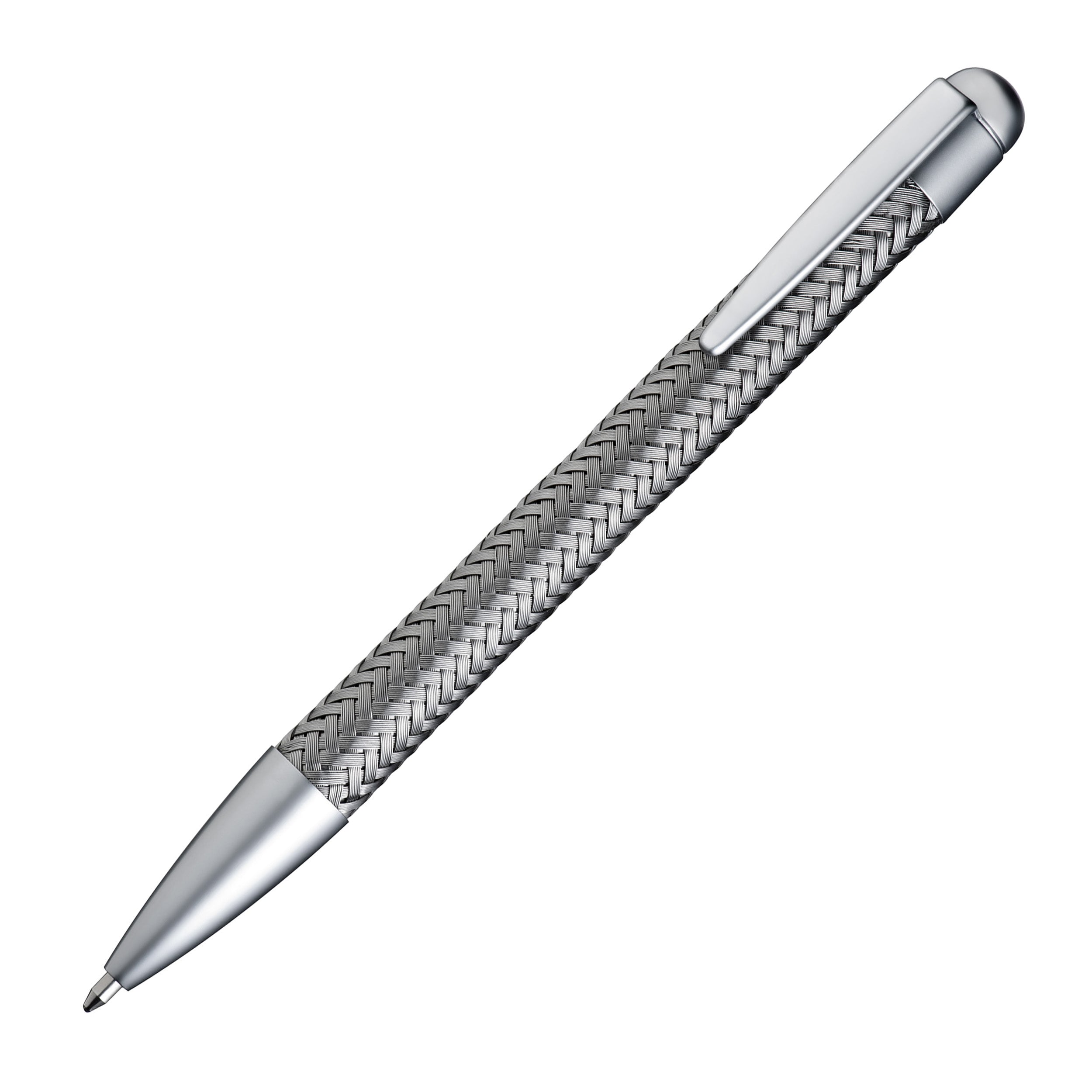 Metallkugelschreiber mit Drahtgeflecht TABEA