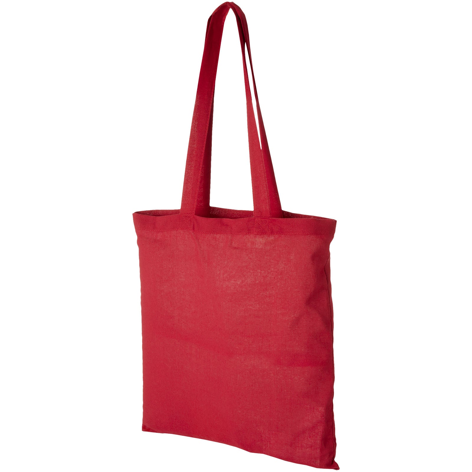 Carolina 100 g/m² Baumwoll Tragetasche 7L – Rot