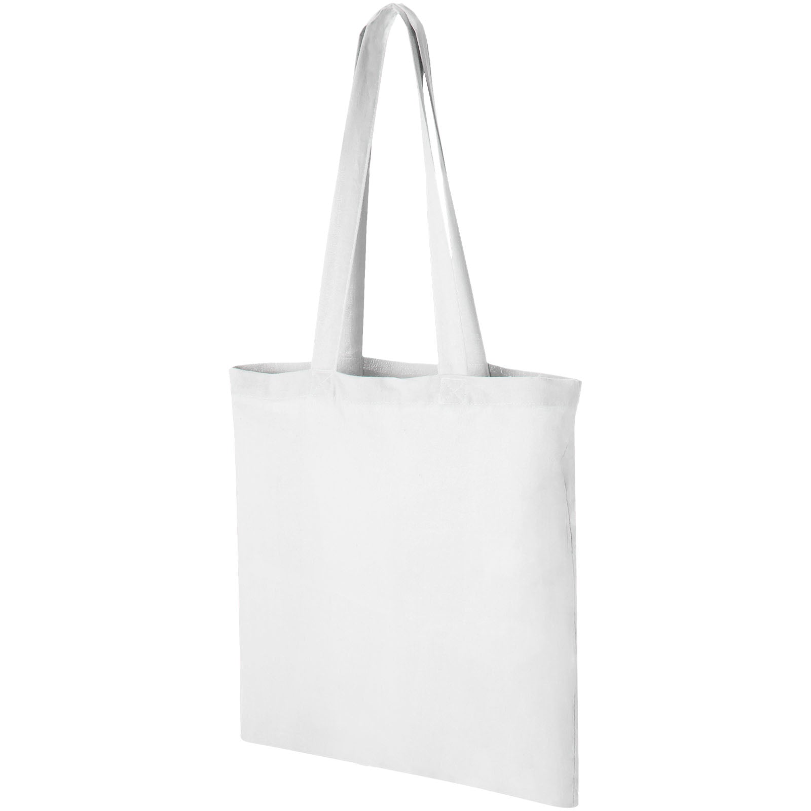 Carolina 100 g/m² Baumwoll Tragetasche 7L – Weiss