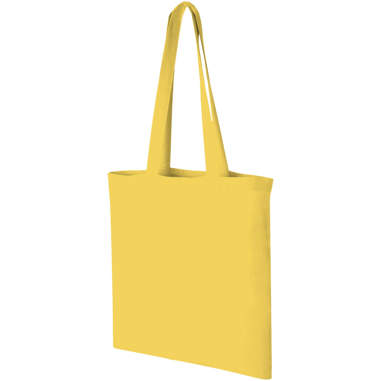 Carolina 100 g/m² Baumwoll Tragetasche 7L – Gelb