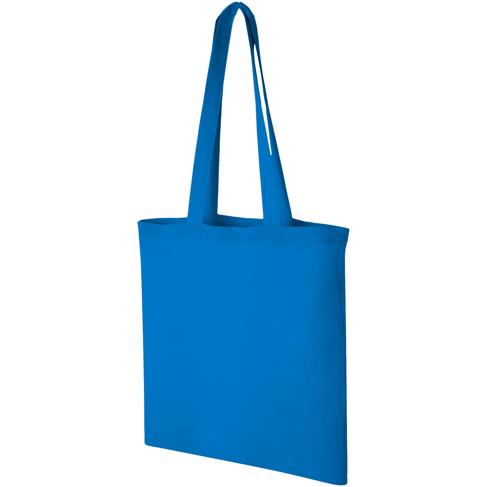 Carolina 100 g/m² Baumwoll Tragetasche 7L – Processblau