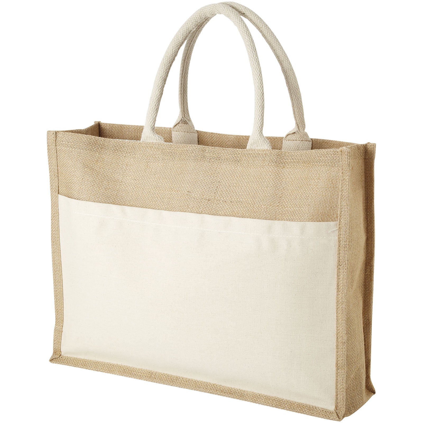 Mumbay Jute Tragetasche 18L – Natur und Natural
