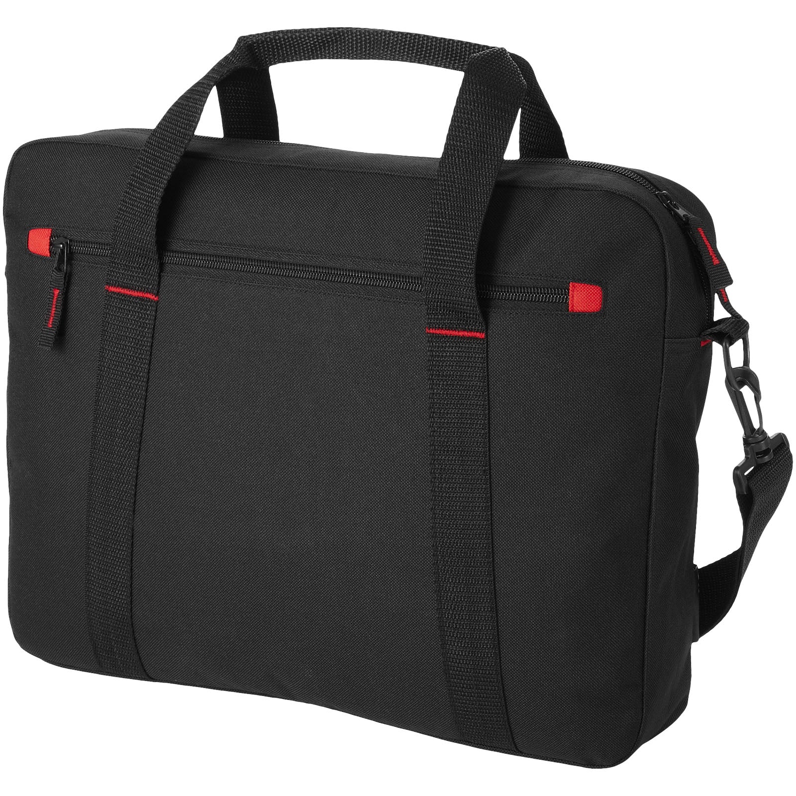 Vancouver 15,4" Laptop-Konferenztasche 6L – Schwarz und Rot
