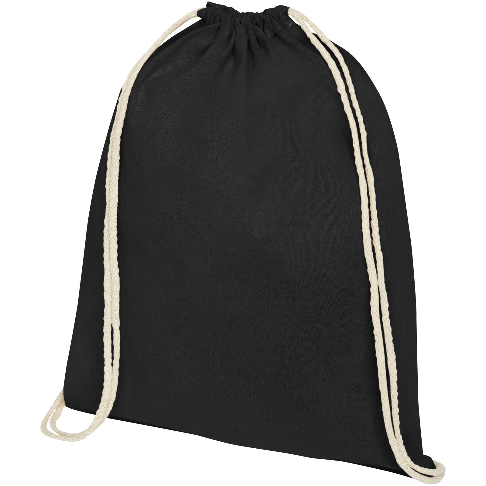Oregon 100 g/m² Premium Turnbeutel 5L – Schwarz