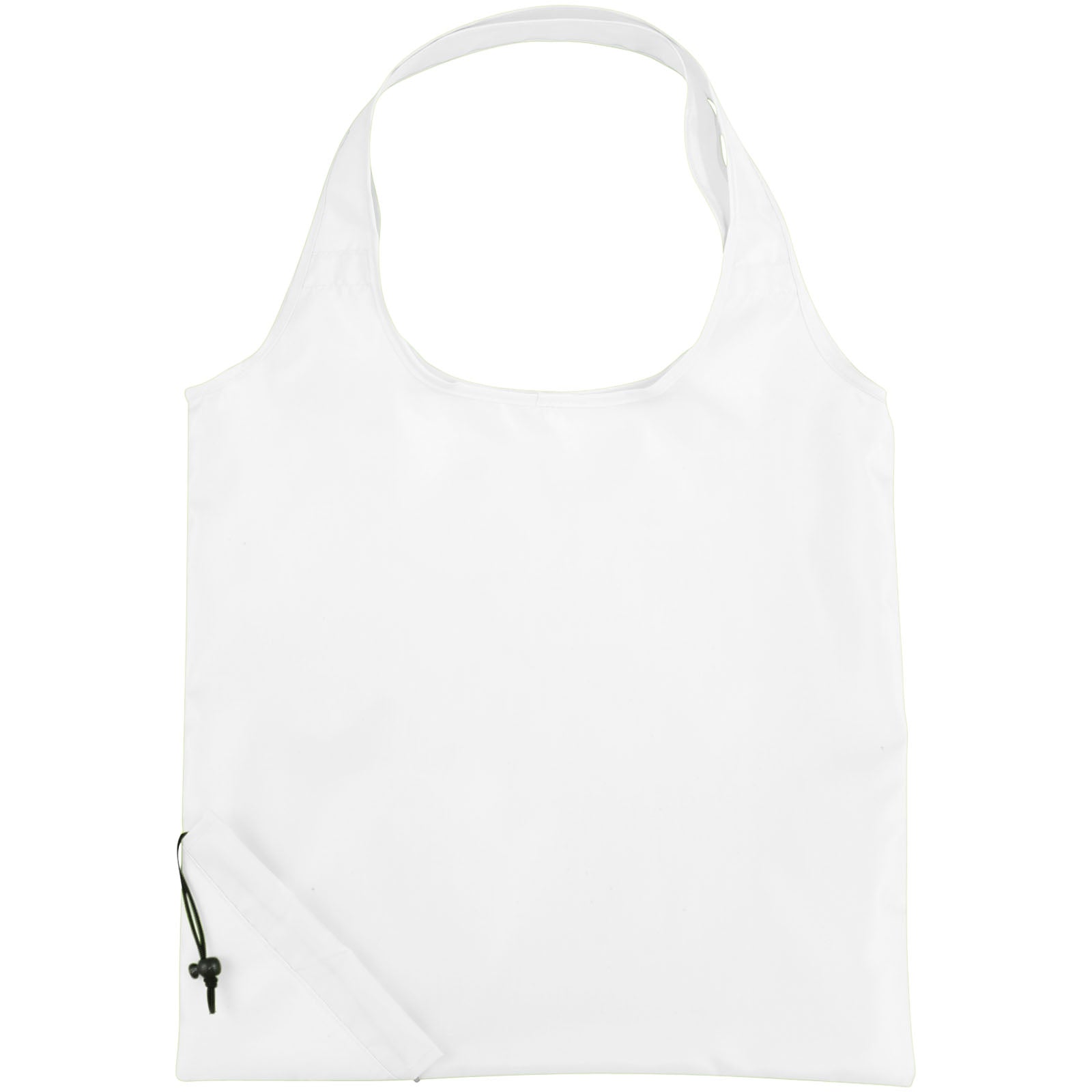 Bungalow faltbare Polyester Tragetasche 7L – Weiss