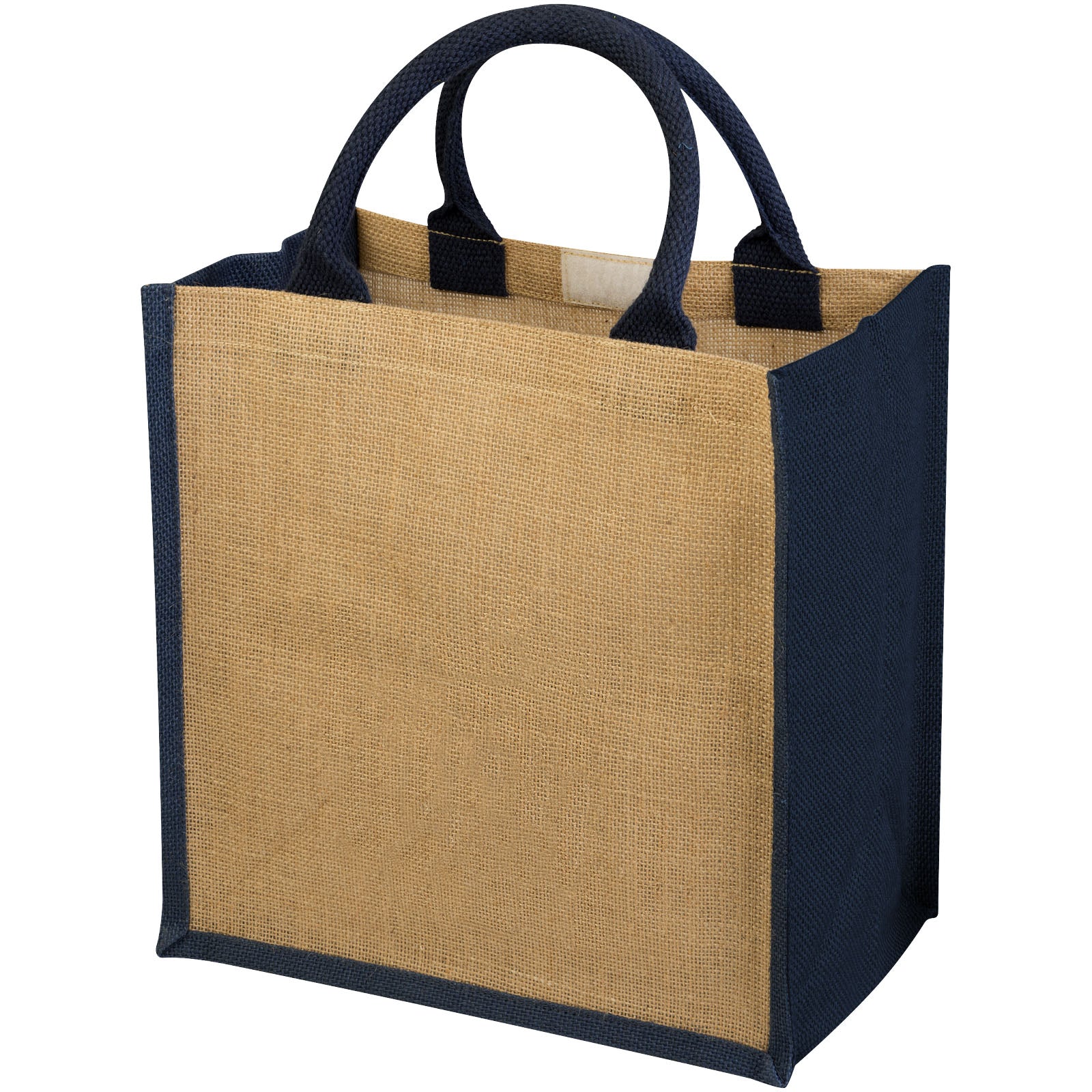 Chennai Jute Tragetasche 16L – Natur und Navy