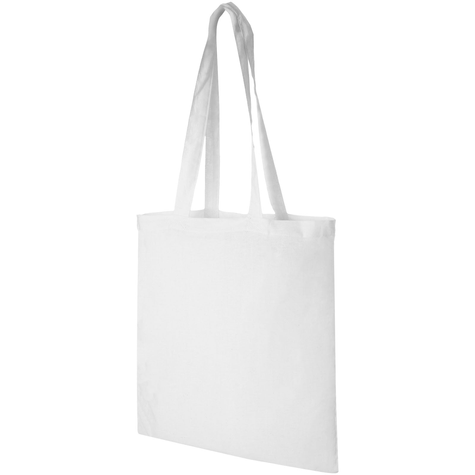 Madras 140 g/m² Baumwoll Tragetasche 7L – Weiss