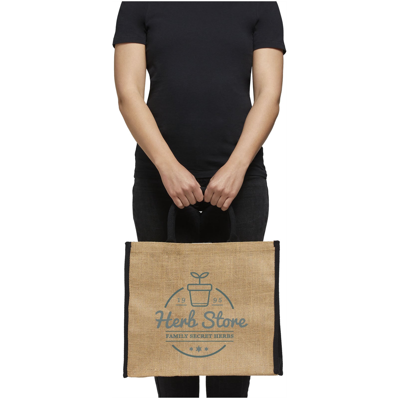 Harry farbige Jute Tragetasche 25L