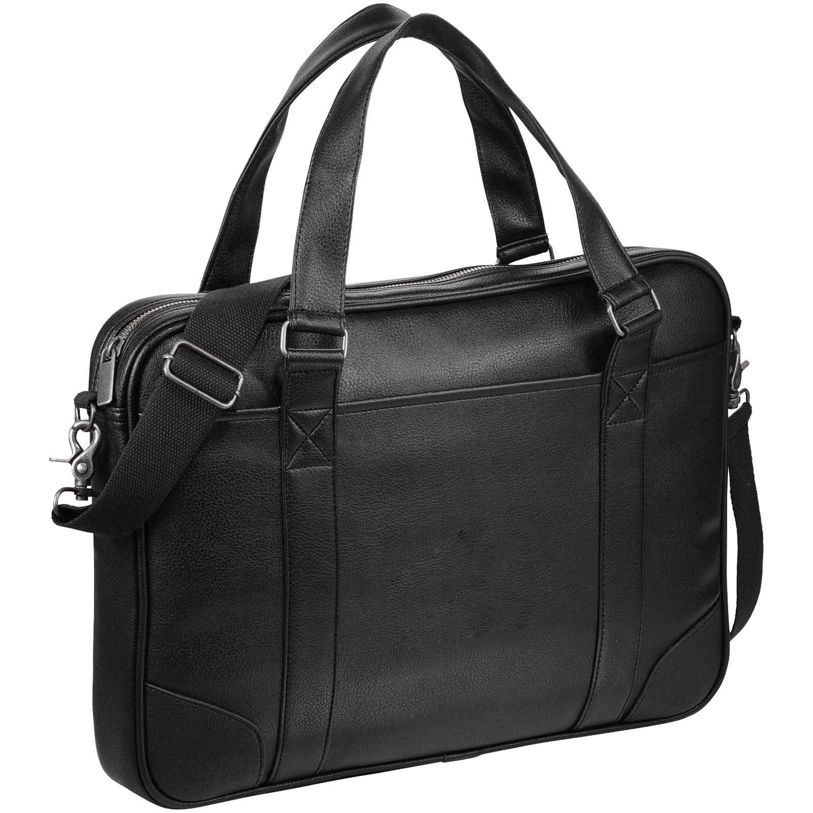 Oxford 15,6" schmale Laptop Konferenztasche 5L – Schwarz
