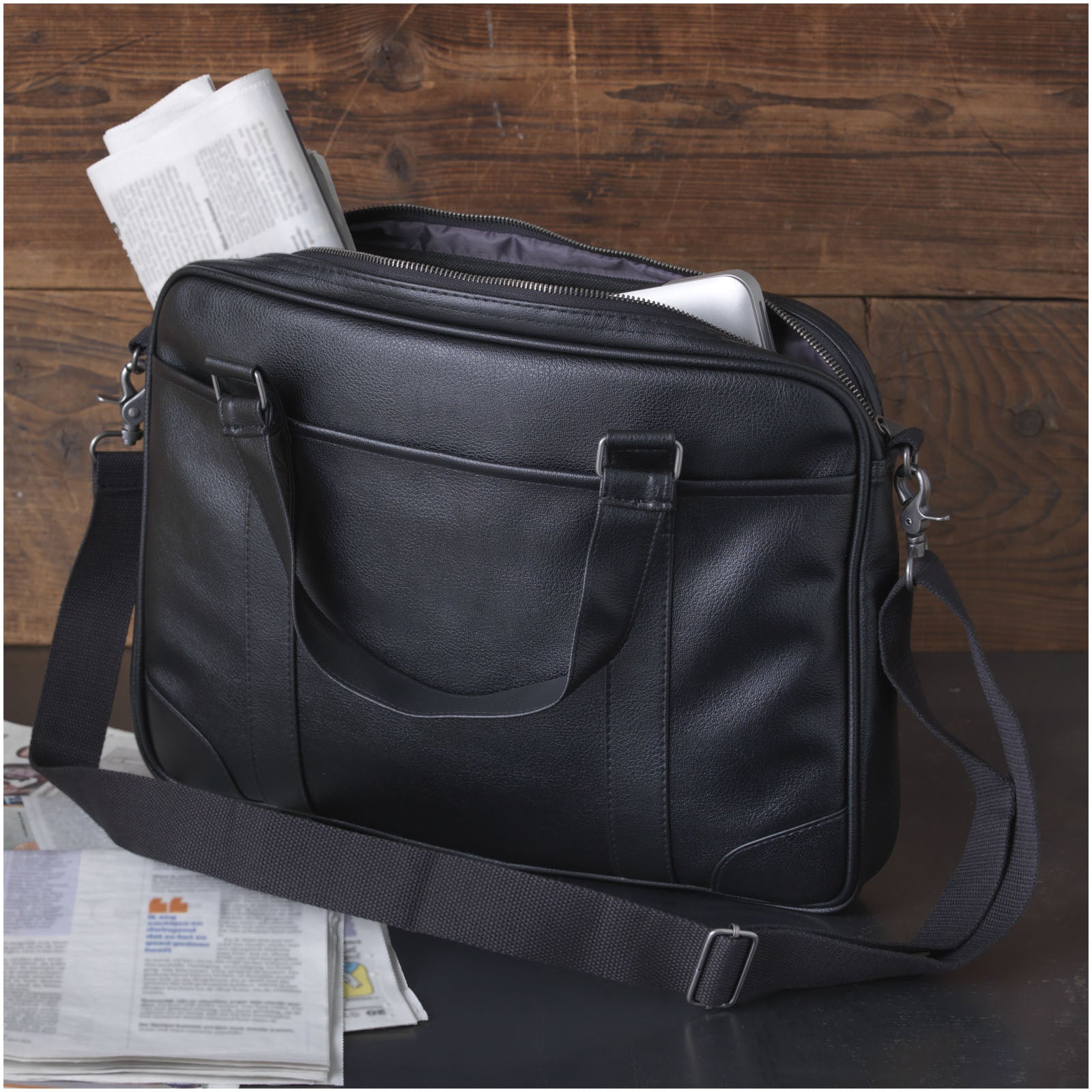 Oxford 15,6" schmale Laptop Konferenztasche 5L