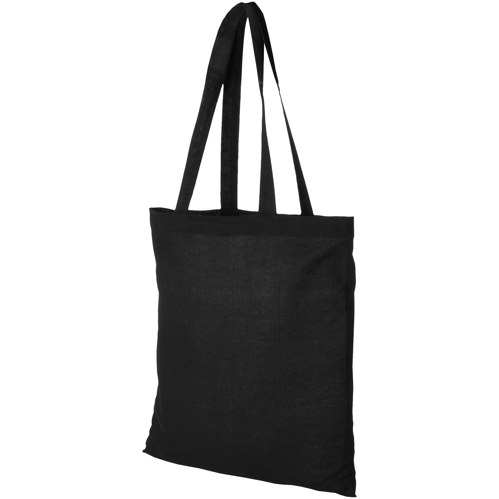 Peru 180 g/m² Baumwoll Tragetasche 7L – Schwarz