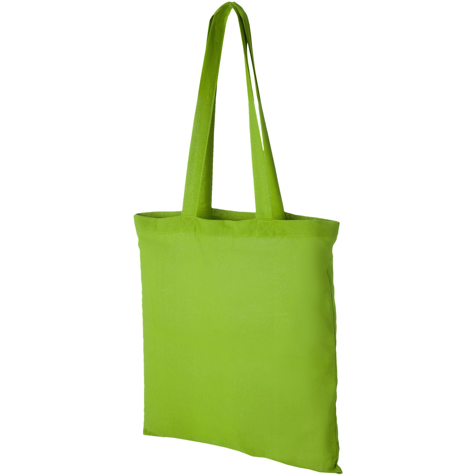 Peru 180 g/m² Baumwoll Tragetasche 7L – Lindgrün