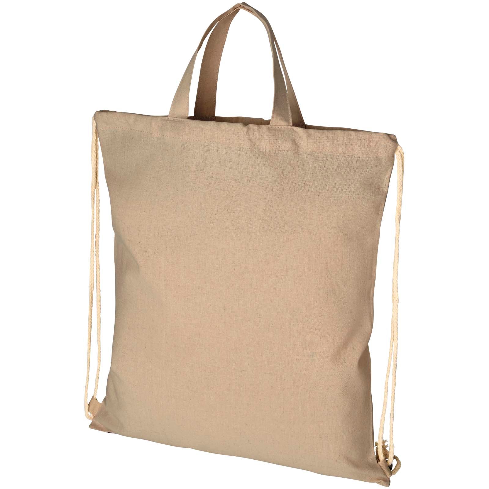 Pheebs 210 g/m² recycelter Turnbeutel 6L – Natural