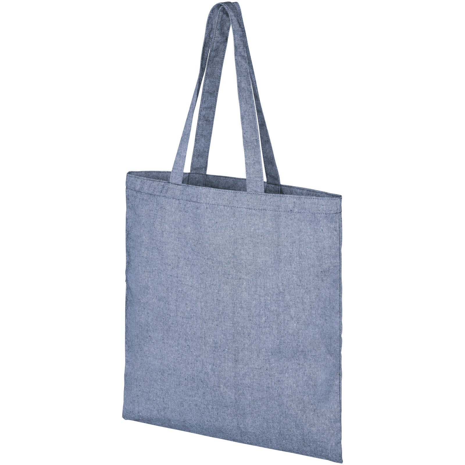 Pheebs 210 g/m² recycelte Tragetasche 7L – Heather Blau