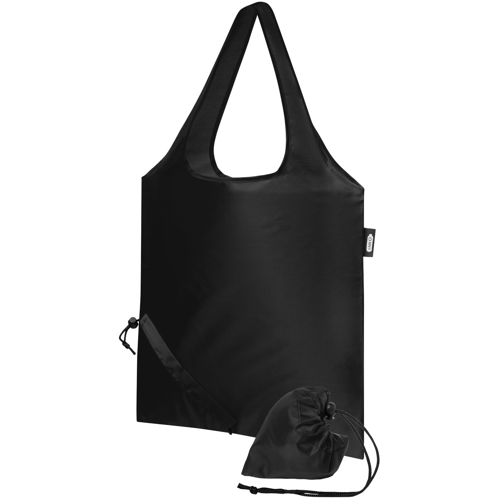 Sabia faltbare RPET Tragetasche 7L – Schwarz