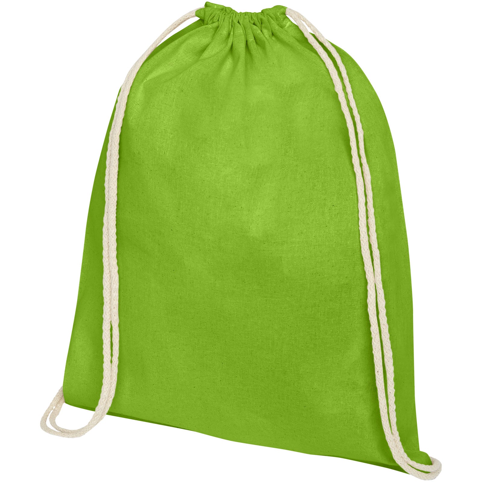 Oregon 140 g/m² Turnbeutel aus Baumwolle 5L – Limone