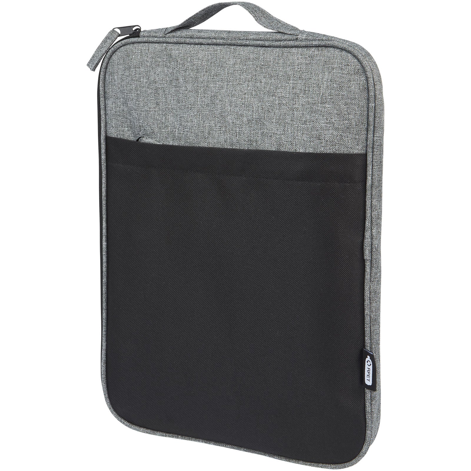 Reclaim 14" GRS recycelte Laptophülle 2,5 L – Schwarz und Heather Grau