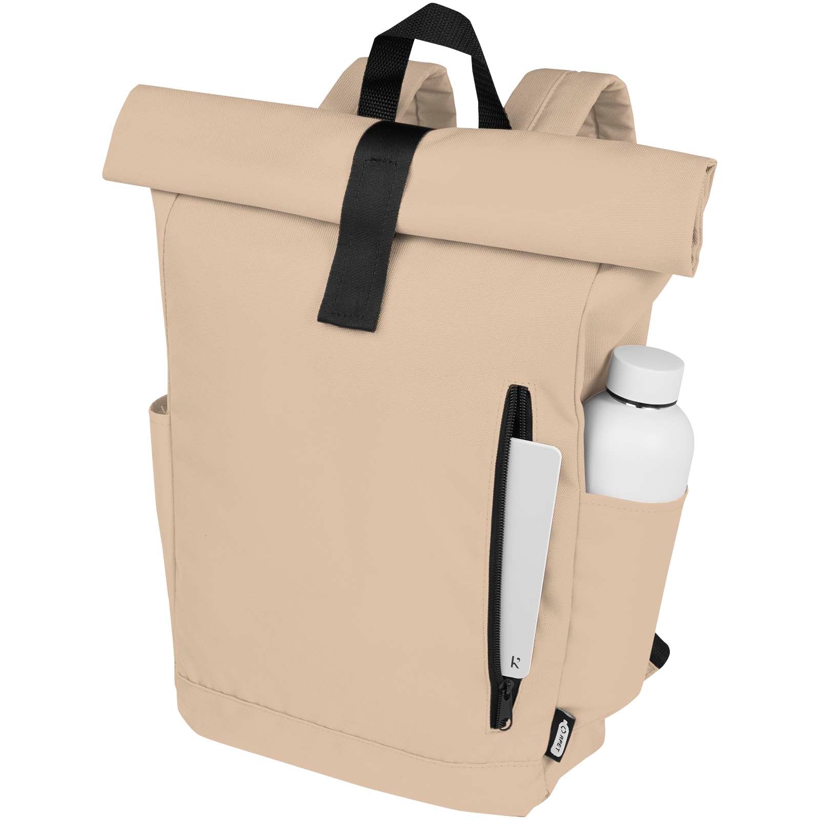 Byron 15,6" GRS RPET Roll-Top Rucksack 18 L
