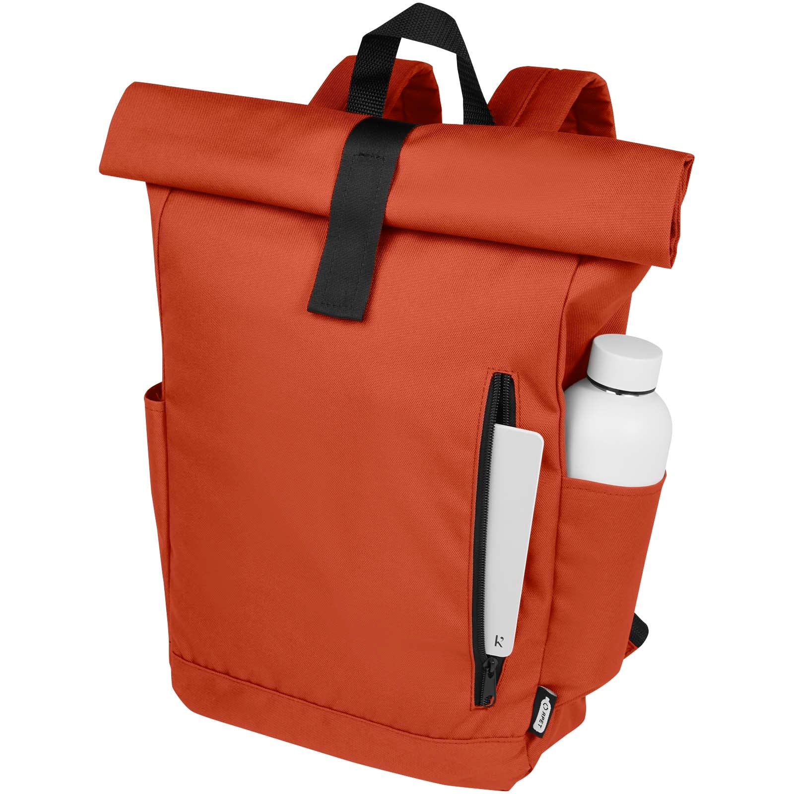 Byron 15,6" GRS RPET Roll-Top Rucksack 18 L
