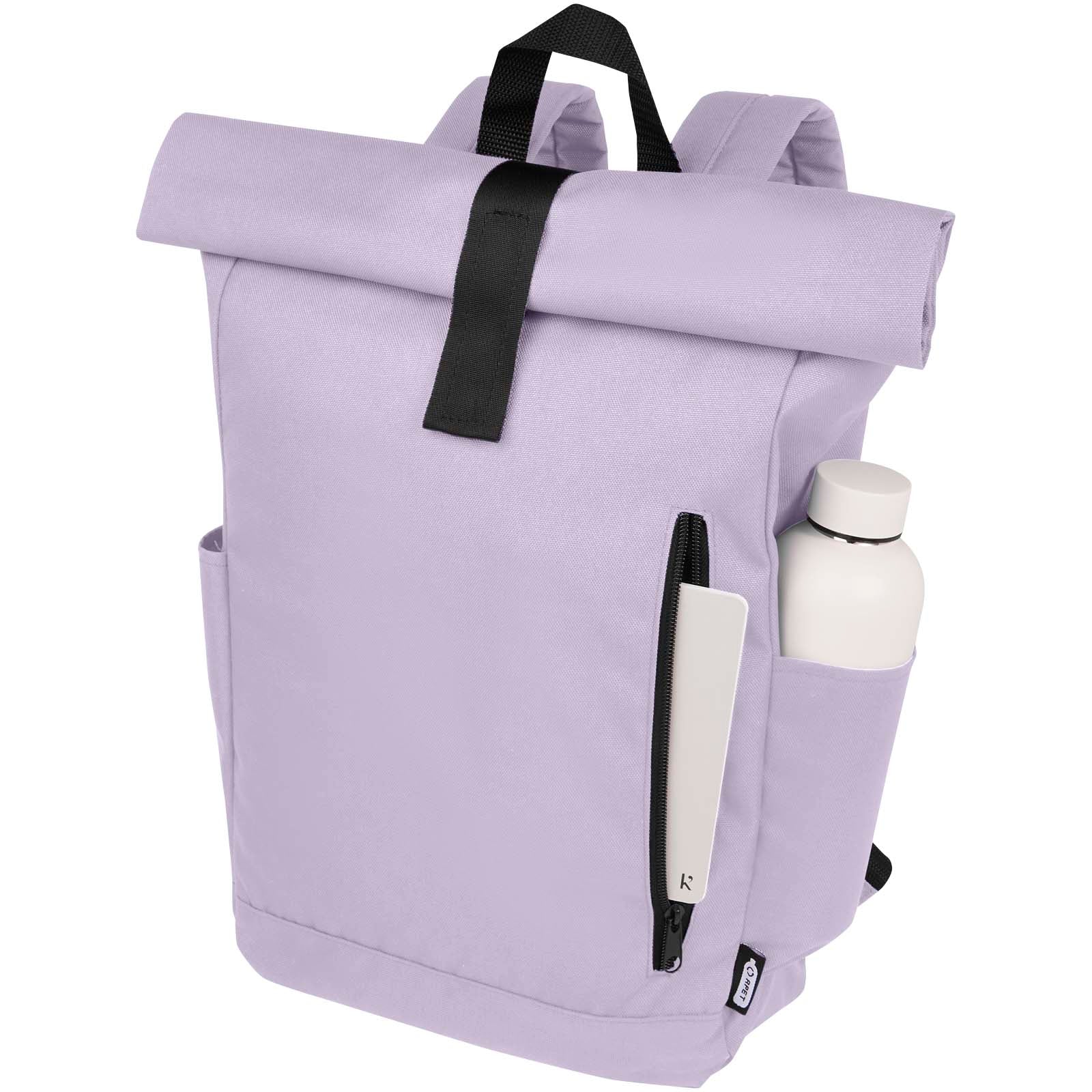 Byron 15,6" GRS RPET Roll-Top Rucksack 18 L