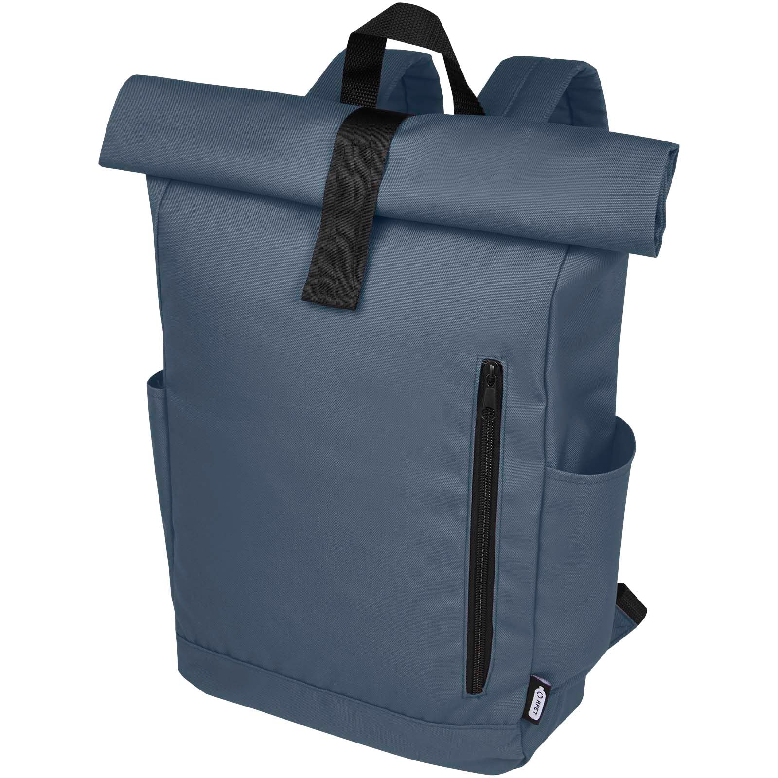 Byron 15,6" GRS RPET Roll-Top Rucksack 18 L – Hale Blau